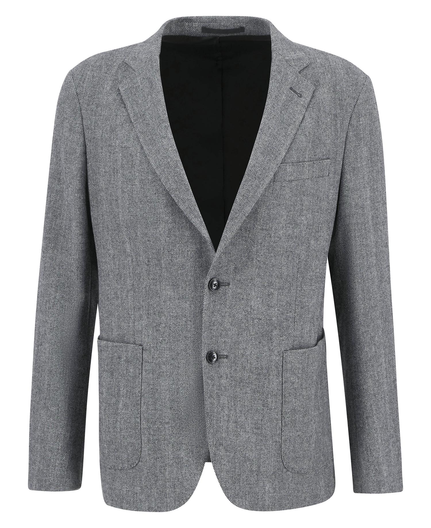 Blazer con motivo a spina di pesce Sutherland