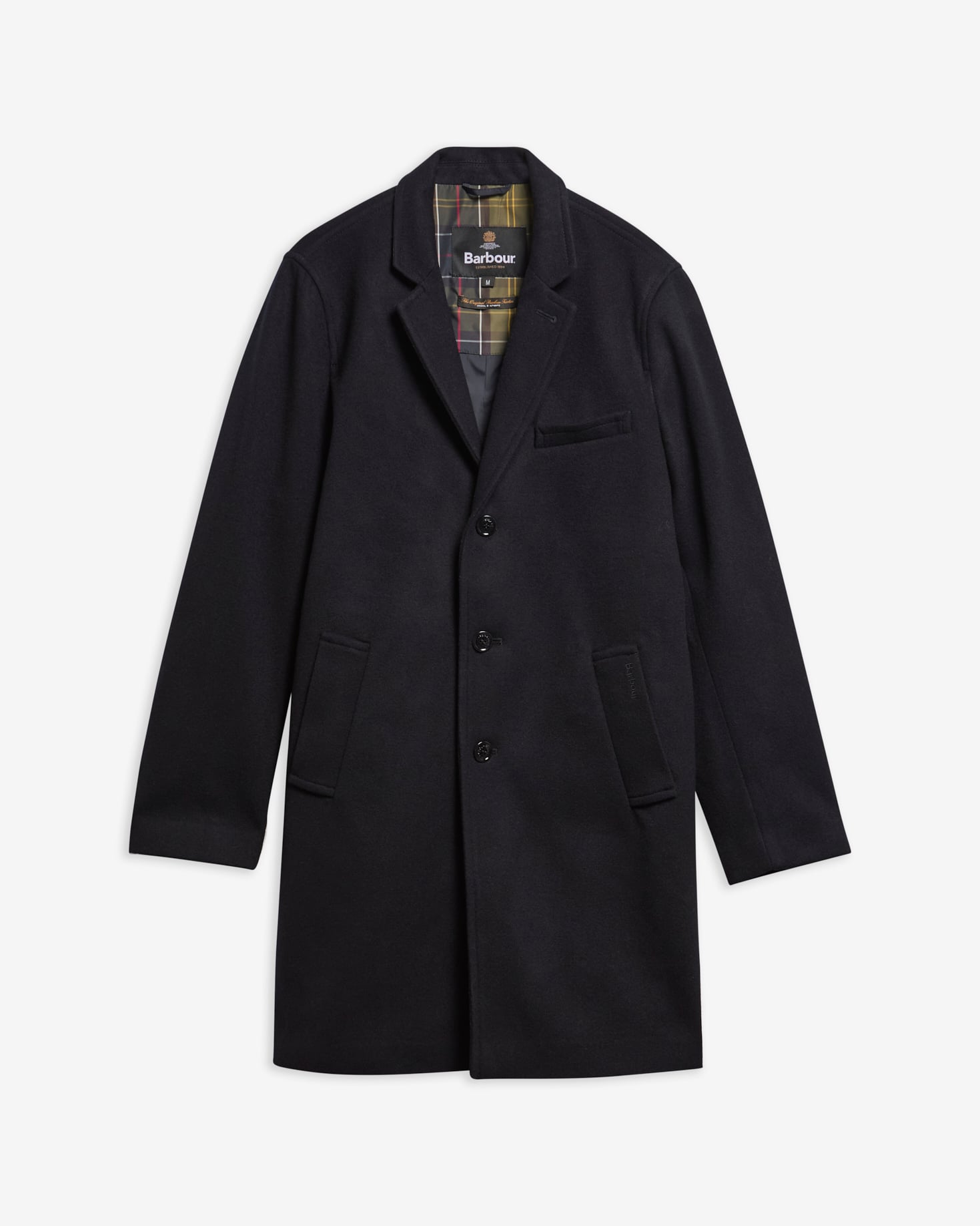 Umbridge Wool Tailored Coat Navy
