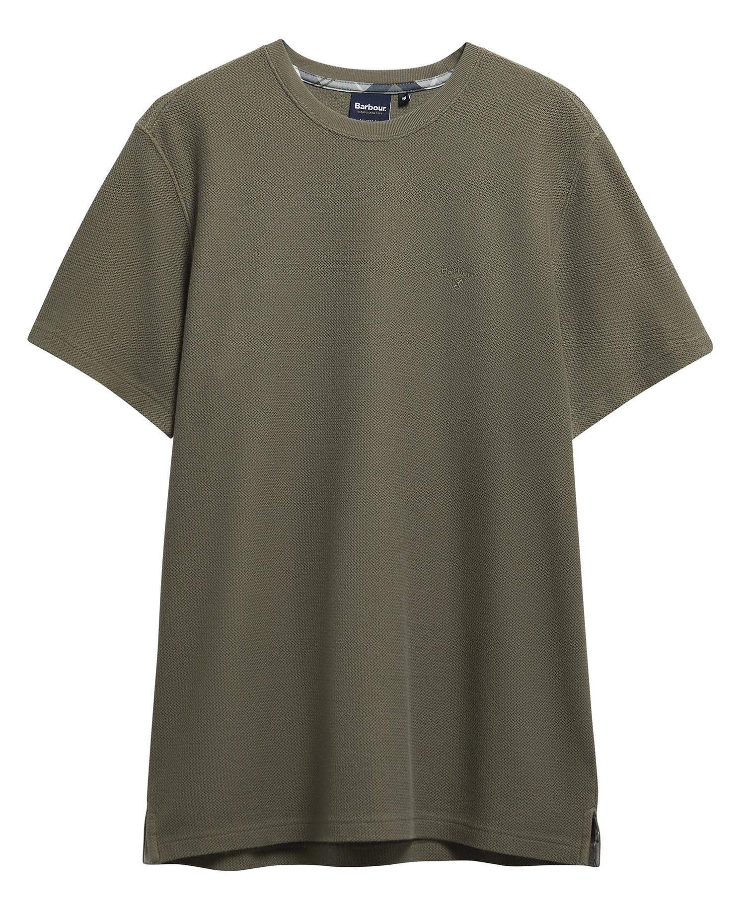 Lingdale Textured Tailored T-Shirt Dusty Olive