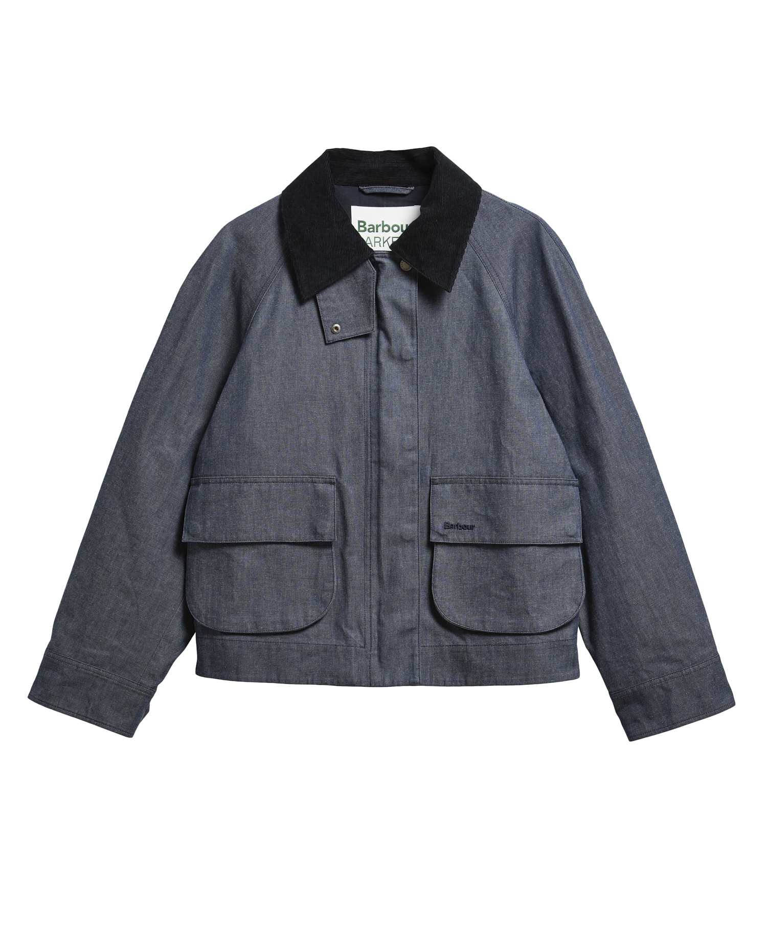 Barbour x ARKET Kokos Dry Wax Denim Jacket