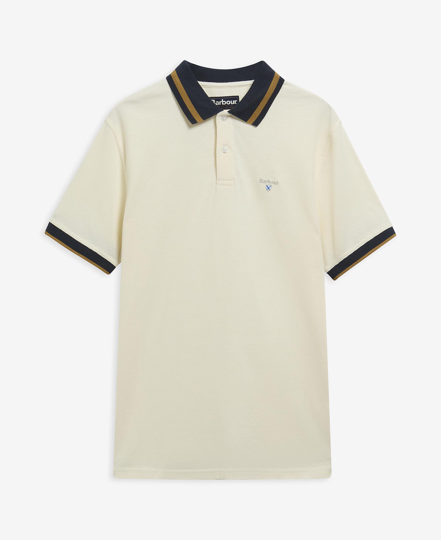 Anthorn Textured Tailored Polo Shirt Whisper White