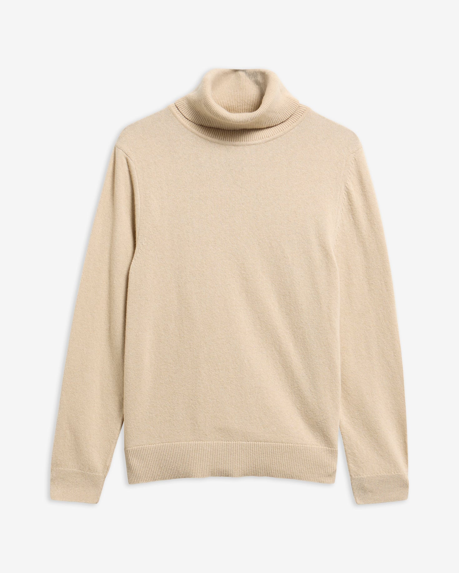 Pendle Roll-Neck Jumper Honey/Birchwood Tartan