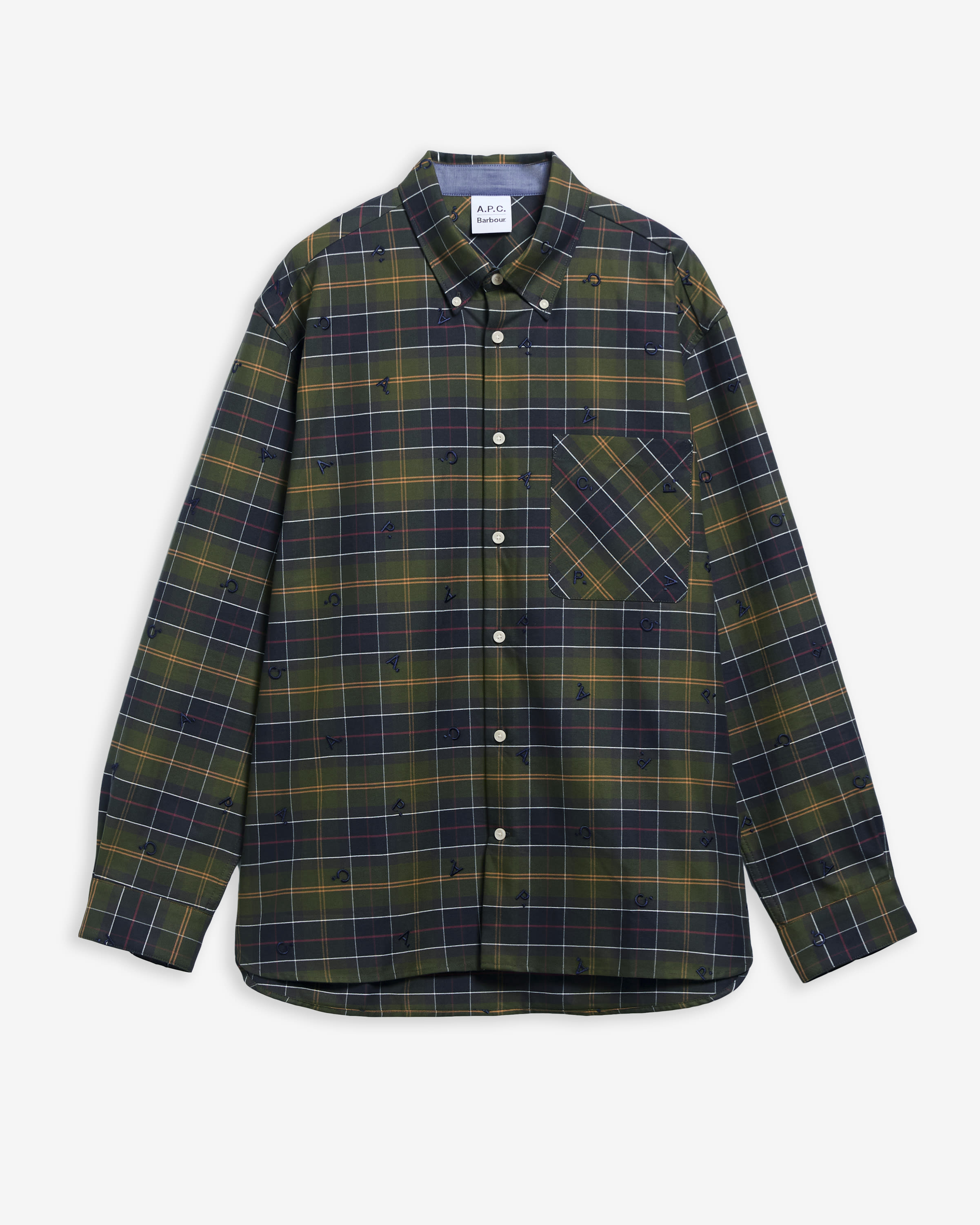 Barbour x A.P.C. Hemd Monogram Tartan Classic Tartan