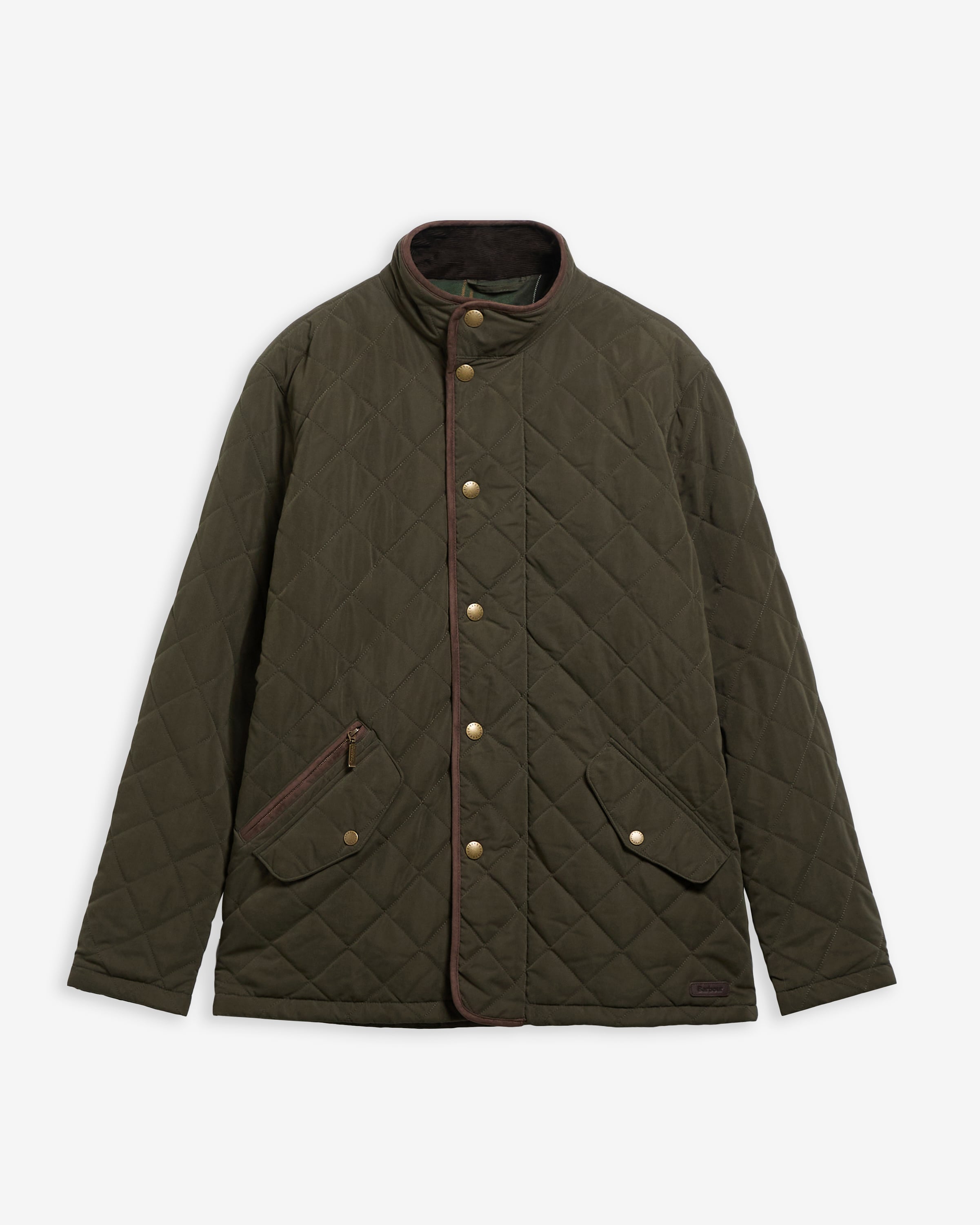 Shoverler Quilted Jacket Dark Olive