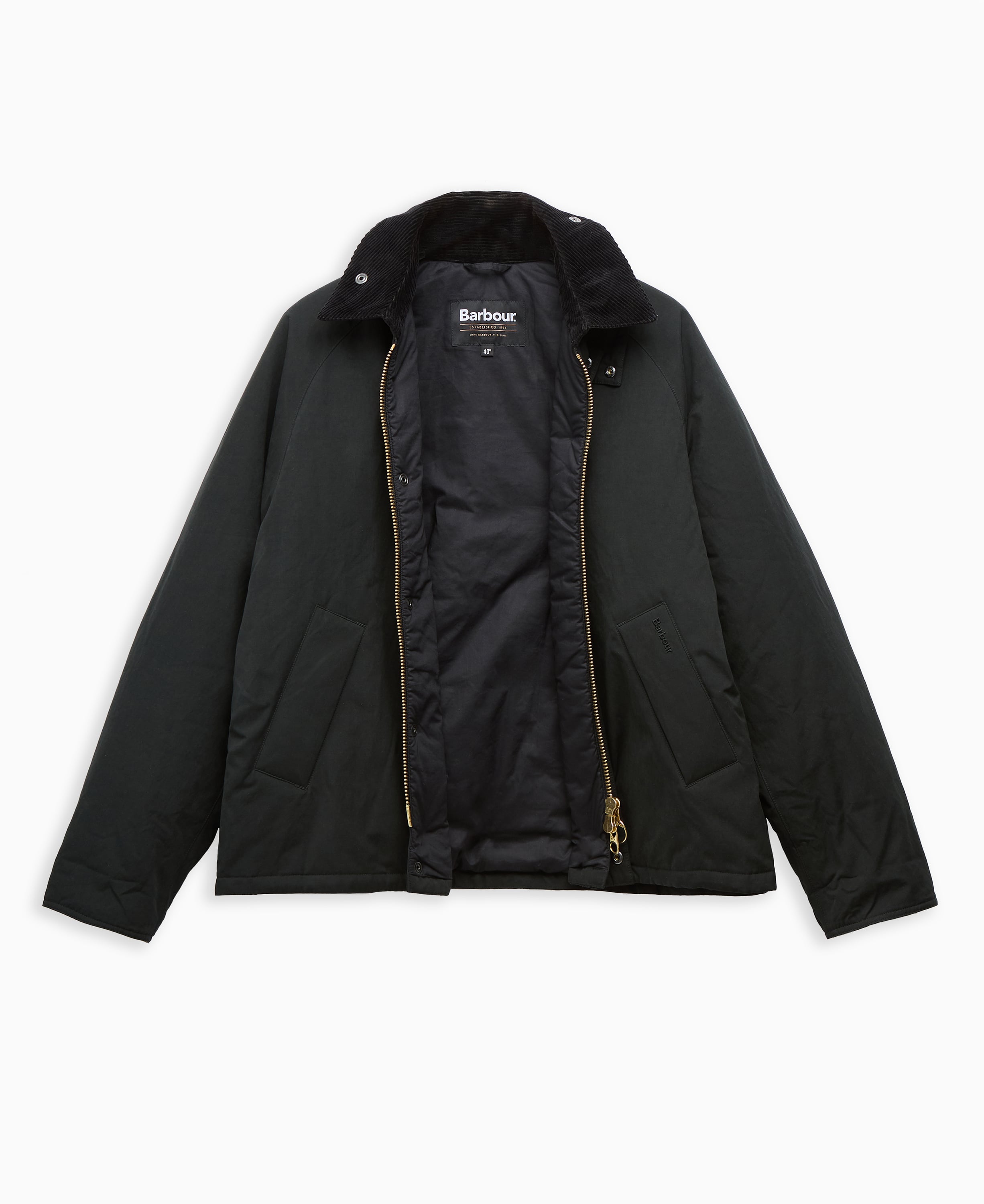 Oversized Padded Transport Jacket Black