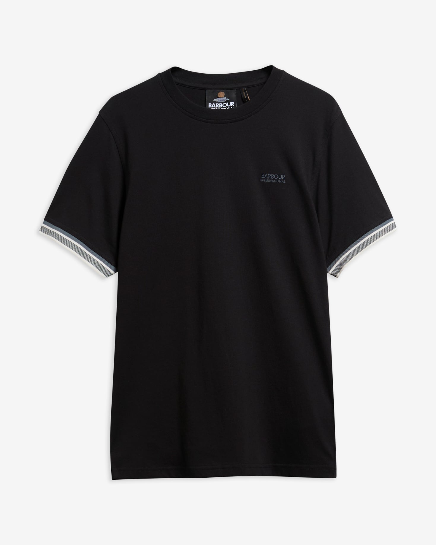 Newport Tipped T-Shirt Black