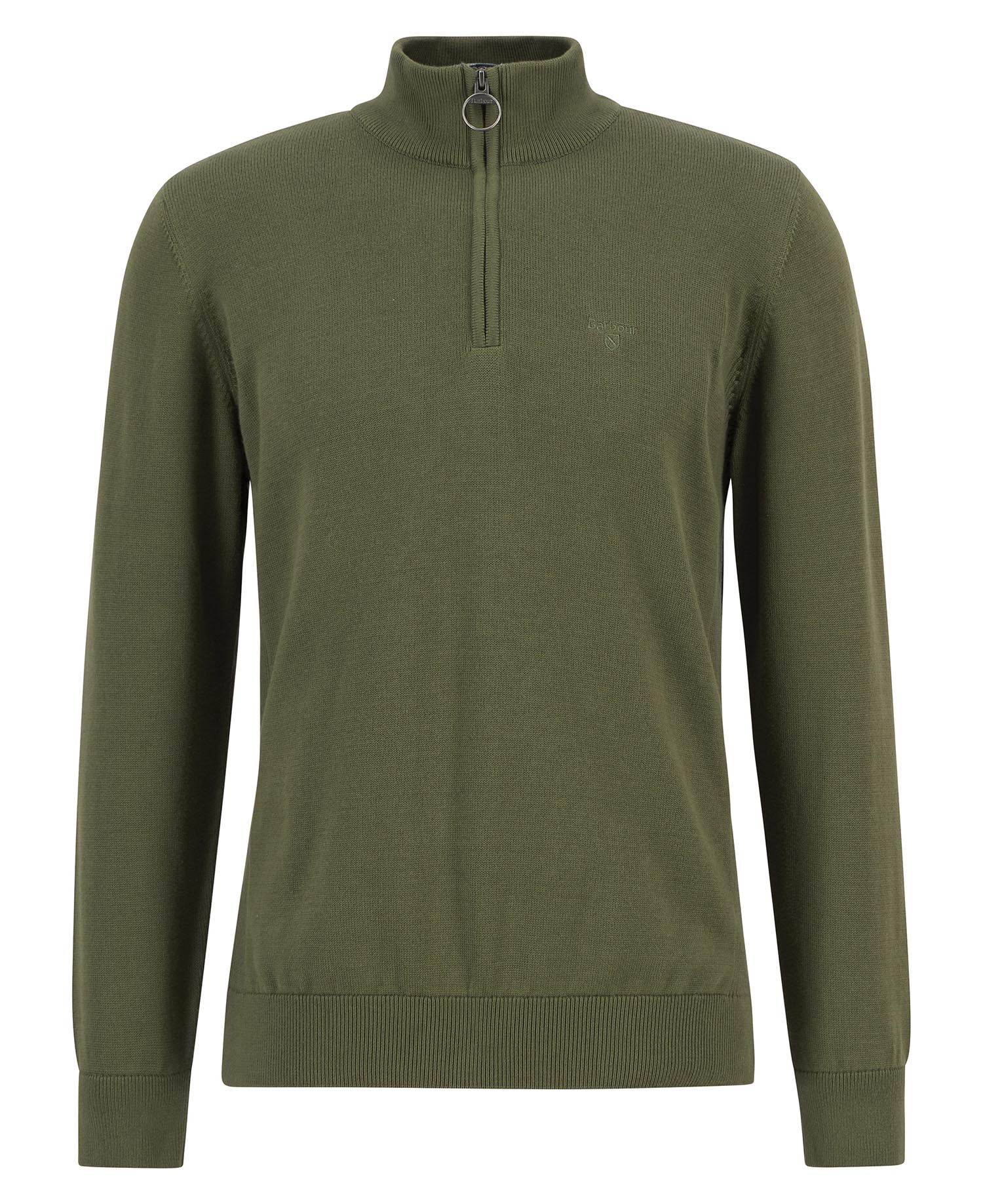 Cotton Half-Zip Jumper