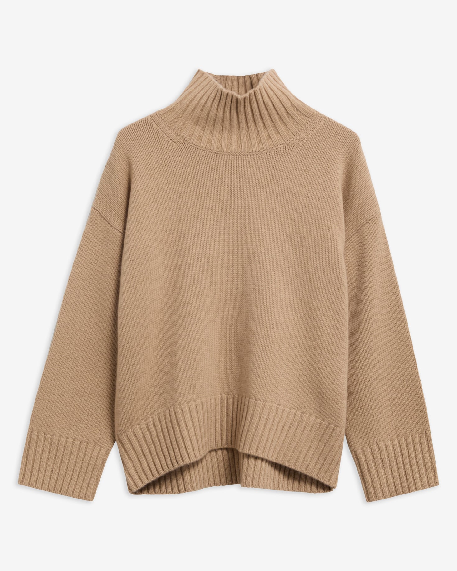 Woodhouse Cashmere-Blend Funnel Neck Jumper Warm Trench
