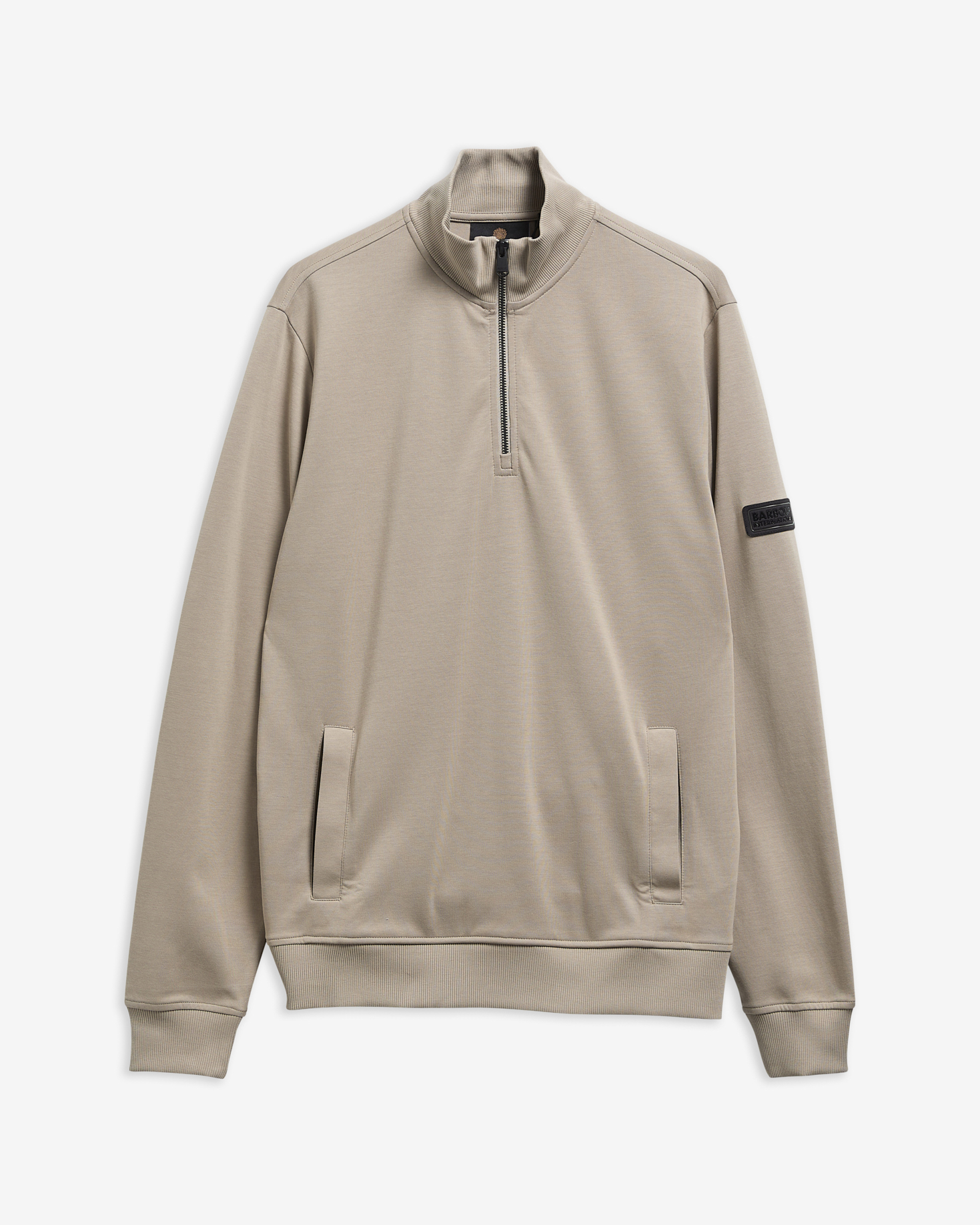 Ilford Interlock Quarter-Zip Sweatshirt Concrete