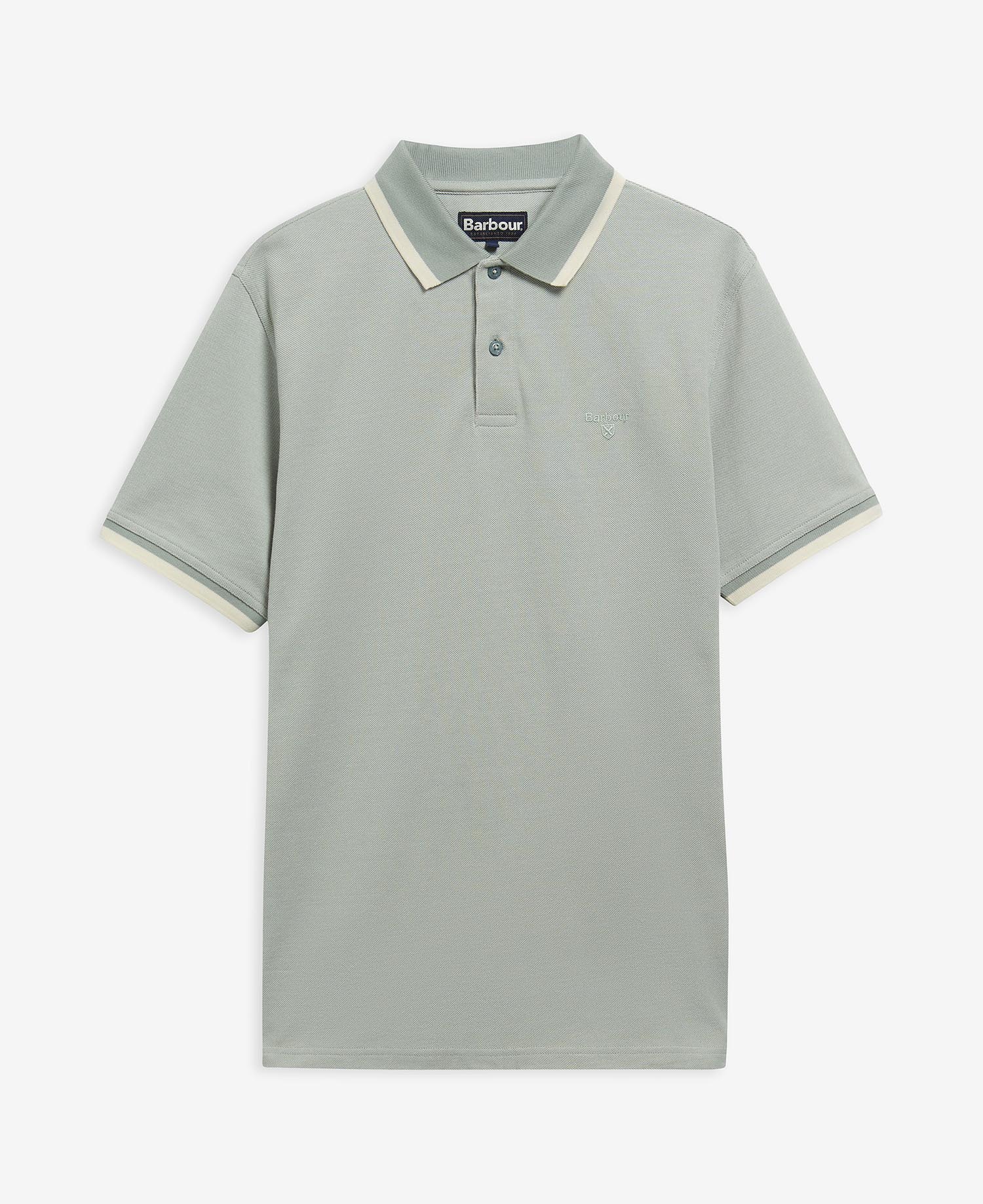 Barnard Short-Sleeved Polo Shirt Dusty Slate