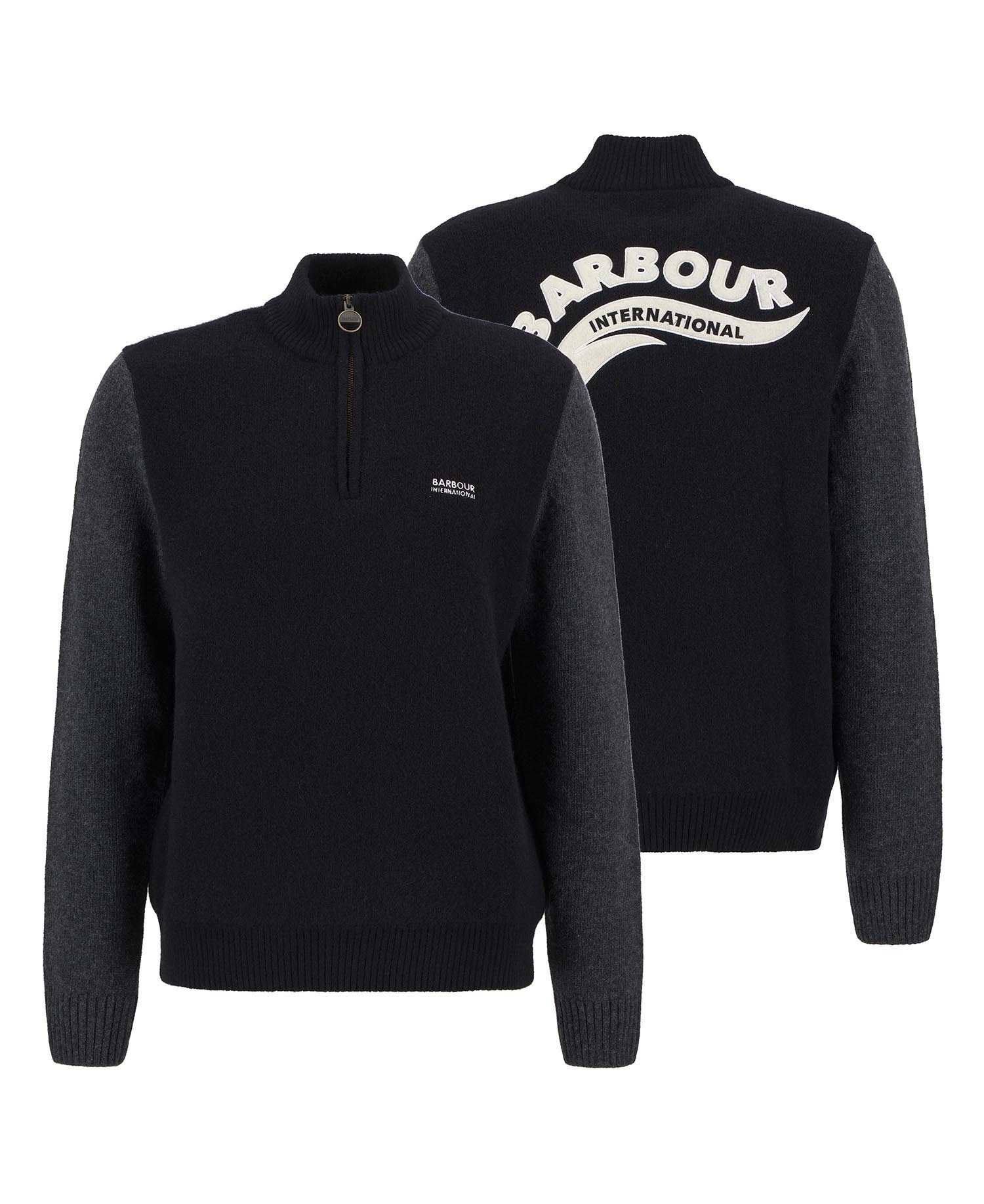 Maglione Hutchy con zip corta