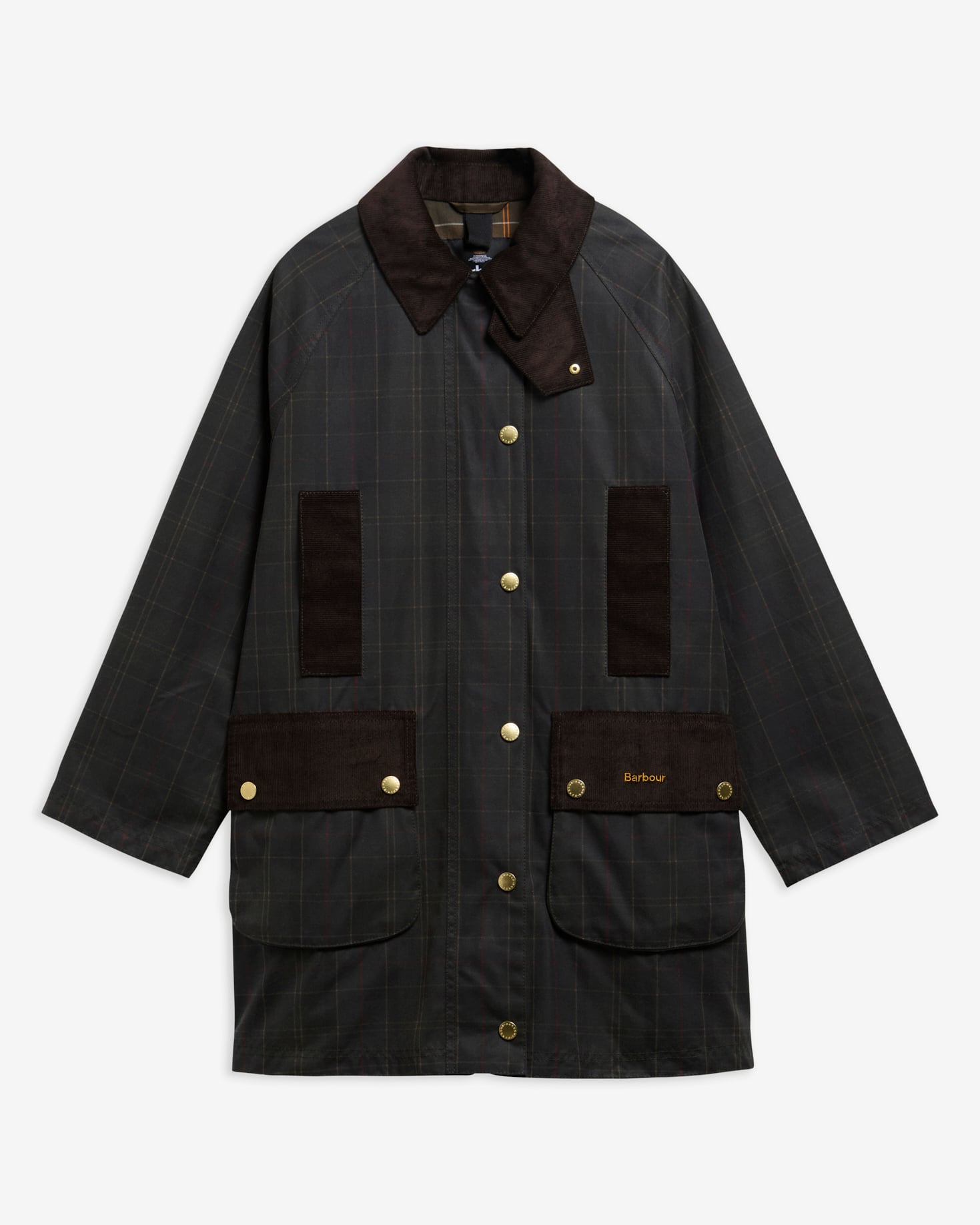 Barbour Wachsjacke Reimagined Icons Modern Beaufort Tartan Classic Tartan/Olive