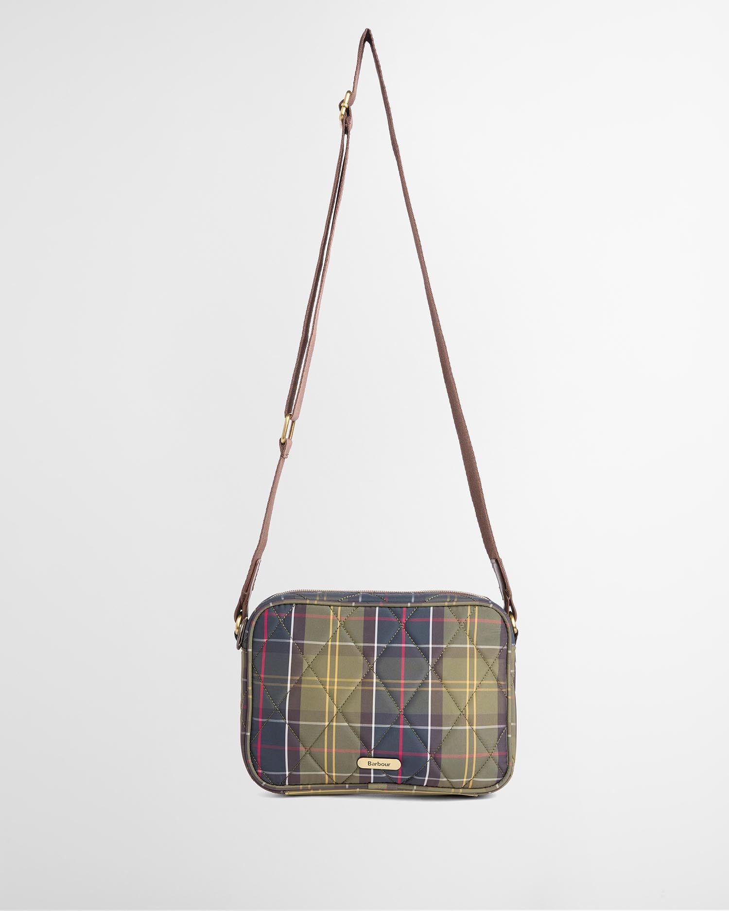 Quilted Crossbody Bag Classic Tartan