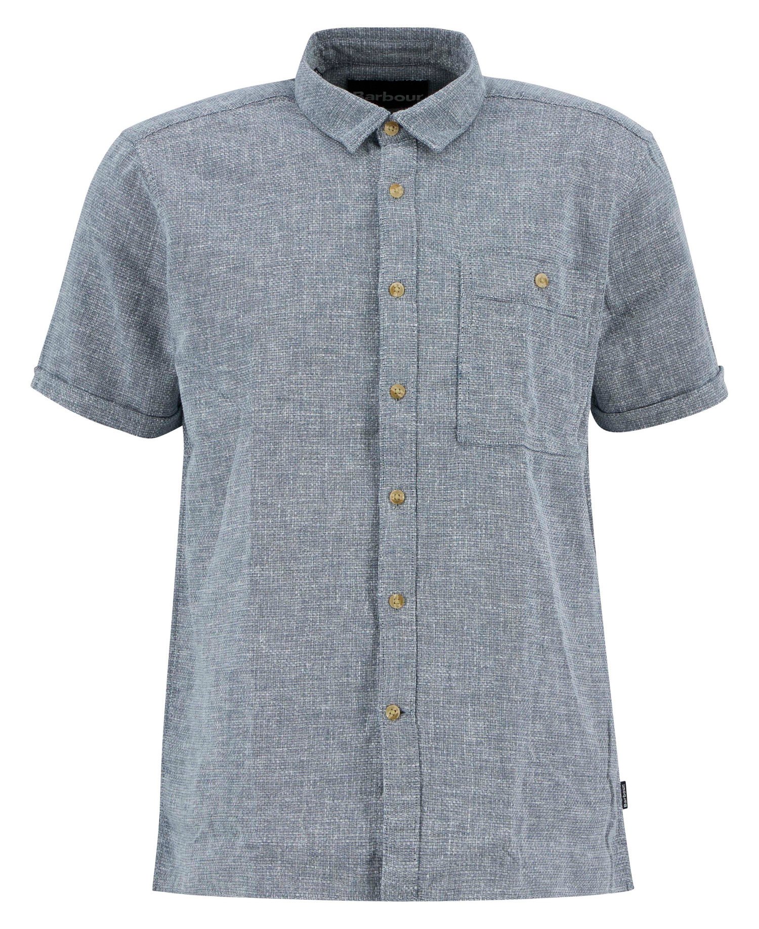 Firth Textured Short-Sleeved Relaxed Shirt