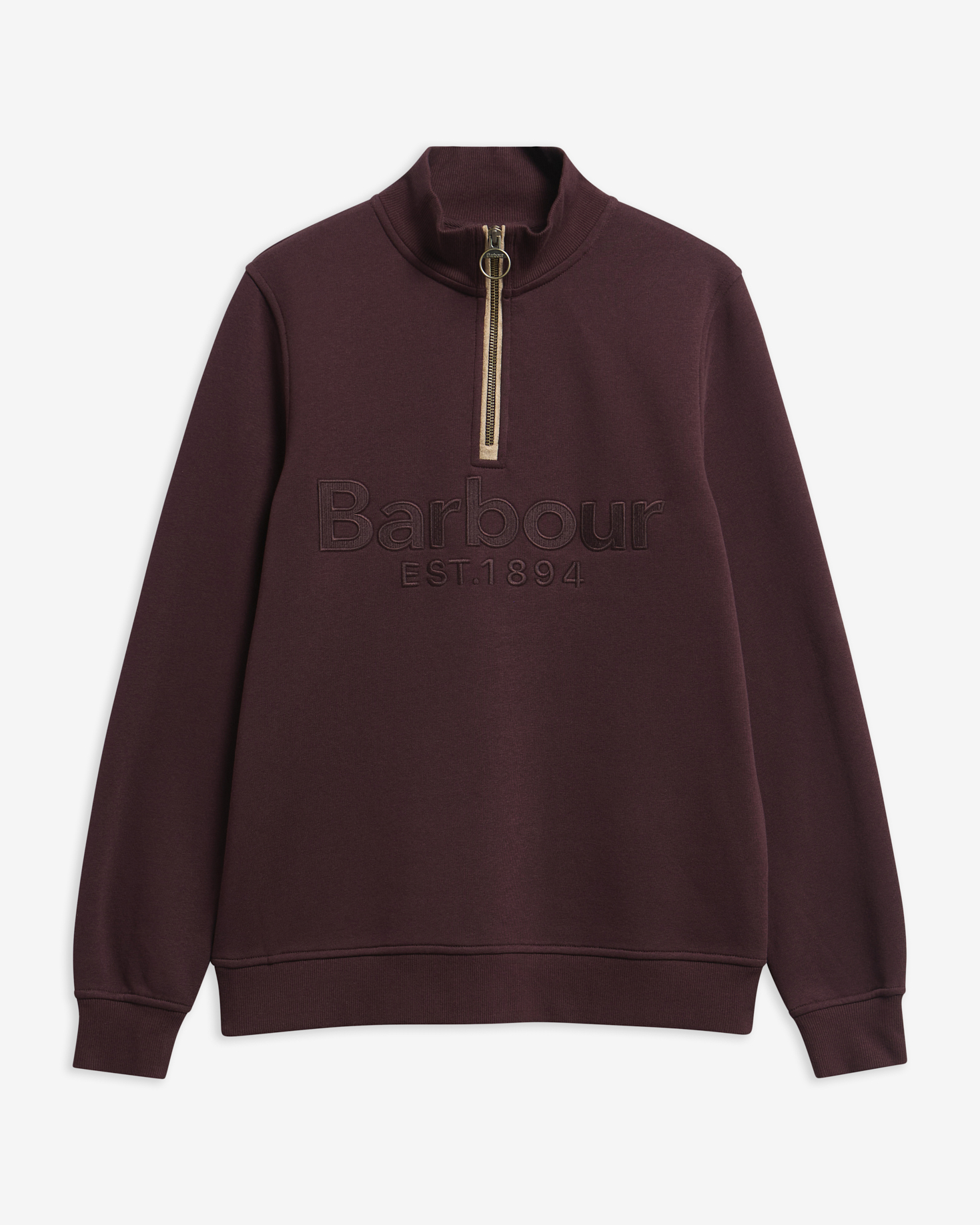 Cynthia Quarter-Zip Jumper Fig