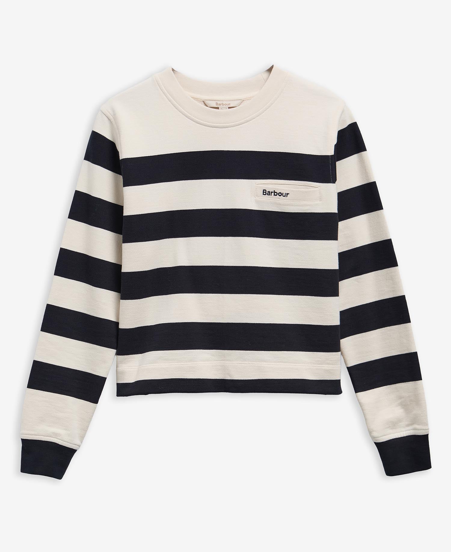 Aylesby Striped Sweatshirt Dark Navy/Cloud Stripe
