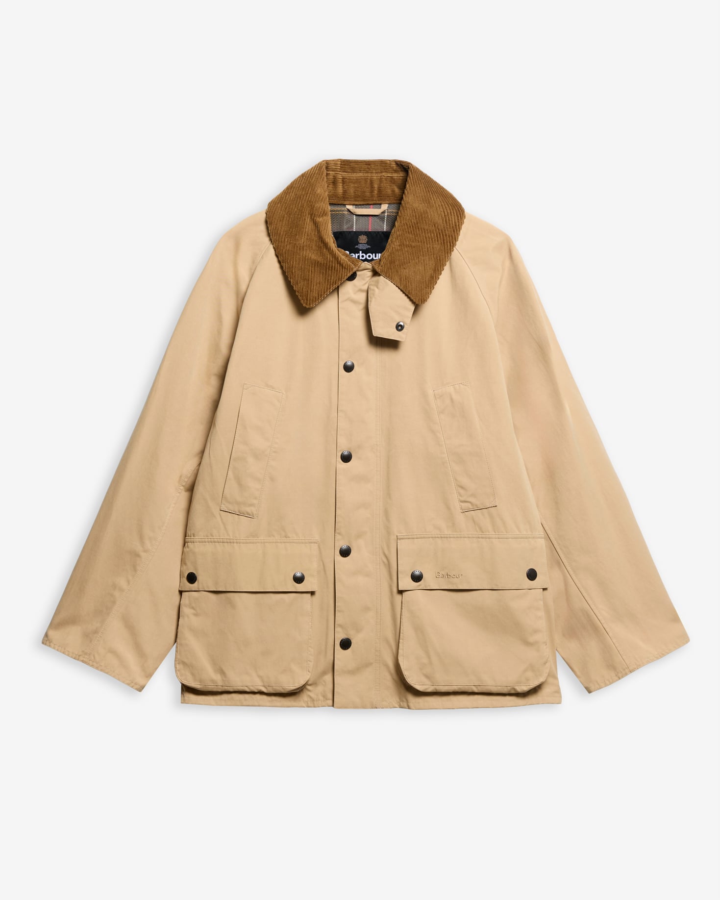 Jacke Peached Oversized Bedale Casual