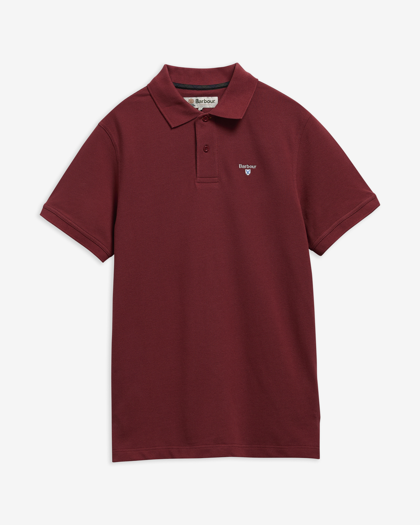 Tartan Pique Polo Shirt Russet