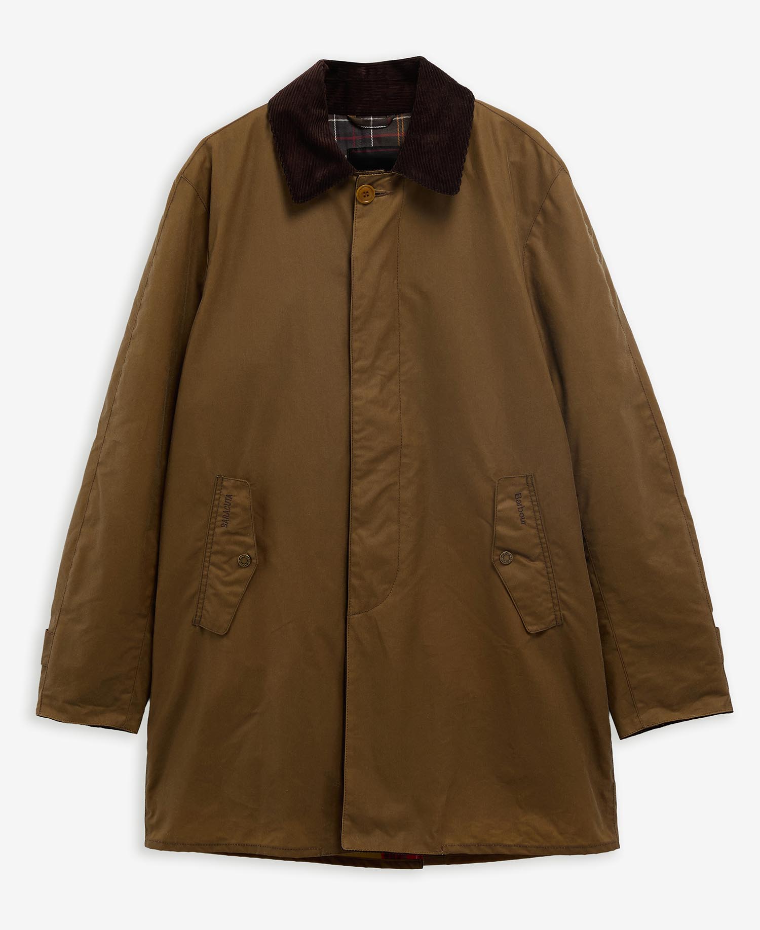 Barbour x Baracuta Tyne Waxed Car Coat