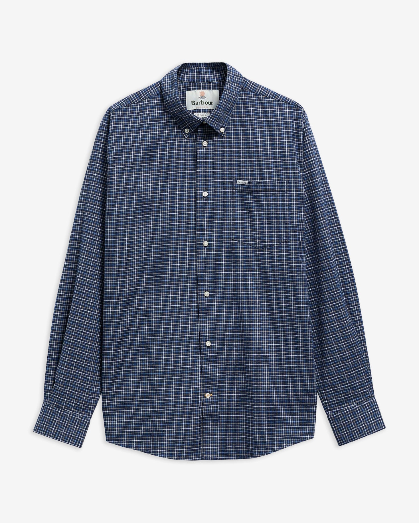 Camicia Alderwood tattersall a maniche lunghe Navy