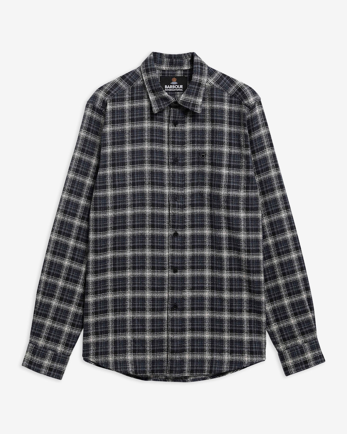 Camicia a maniche lunghe dalla vestibilit&agrave; leggermente aderente Transverse Black