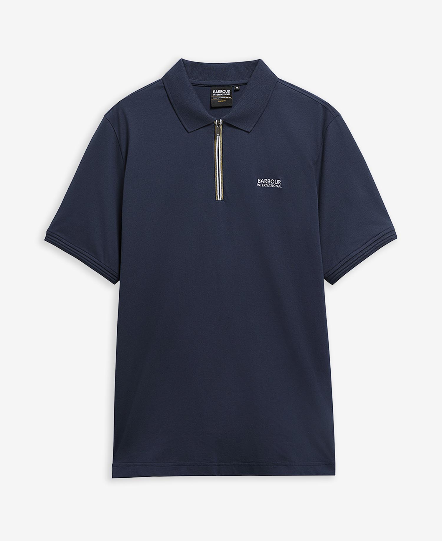 Poloshirt Ashmann Tipped Oxford Navy