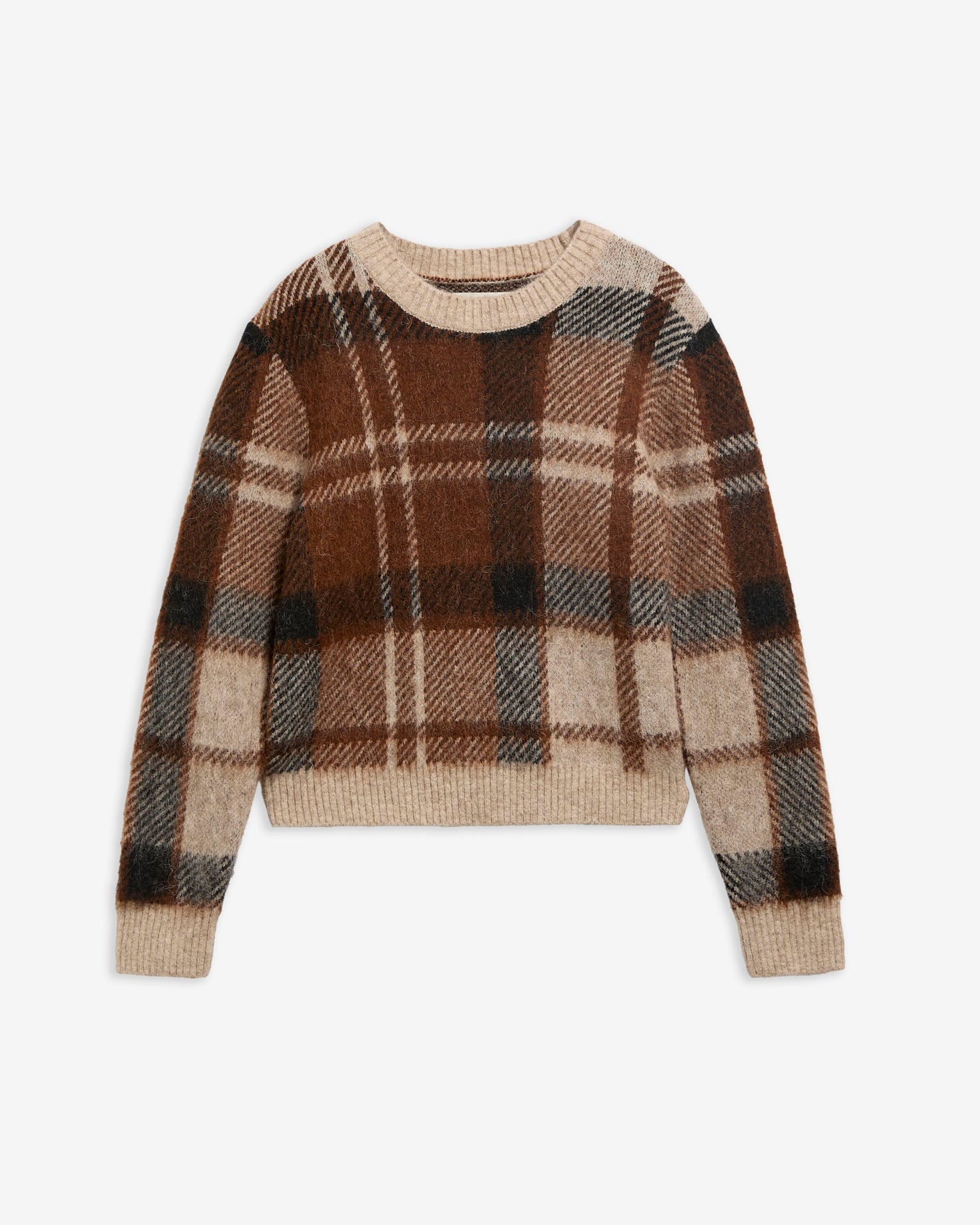 Glendyn Tartan Crew Neck Jumper Multi