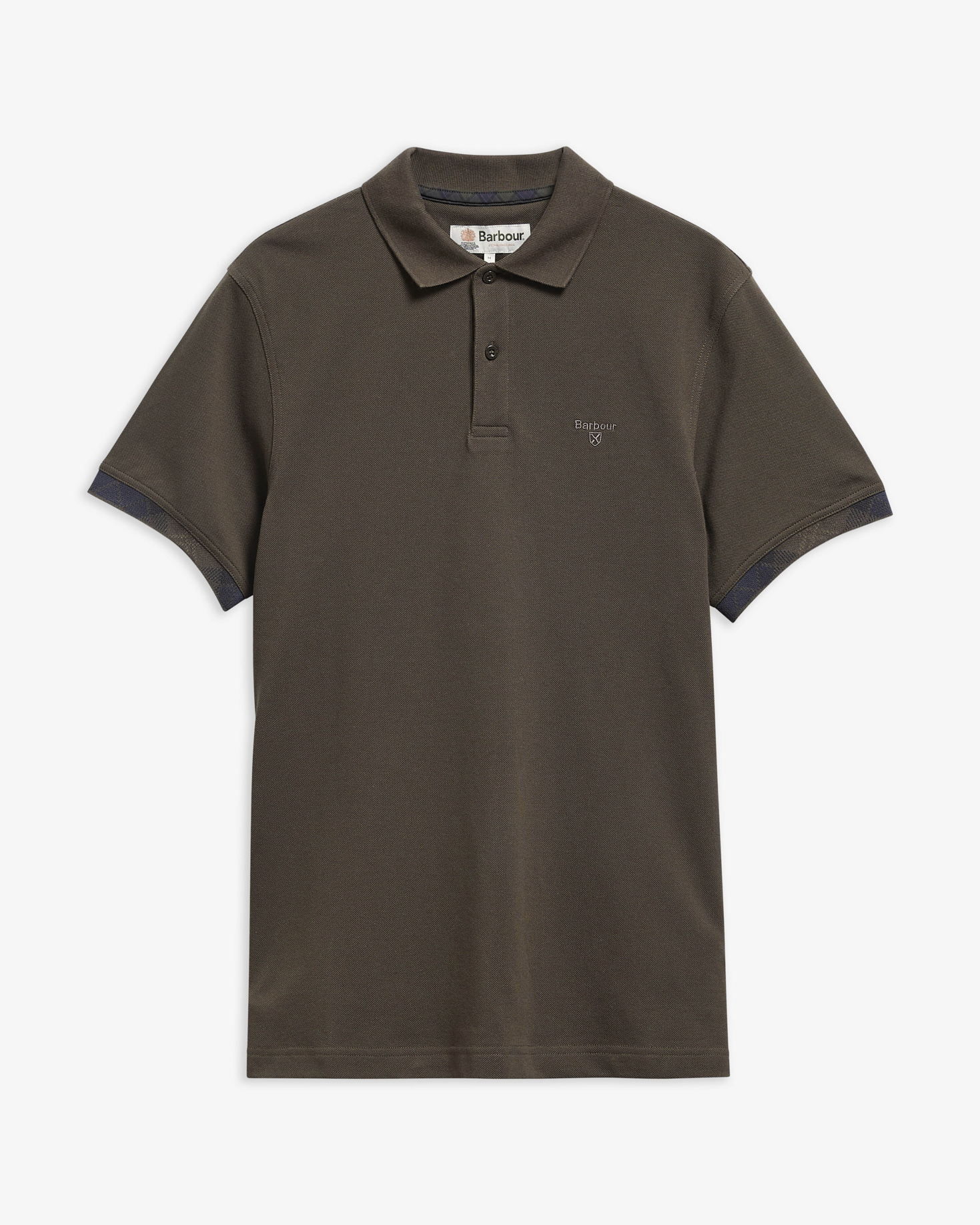 Polo Stanford leggermente aderente Sage