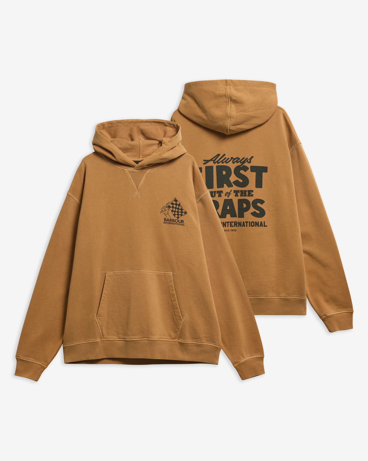 Eric Graphic Hoodie Honey