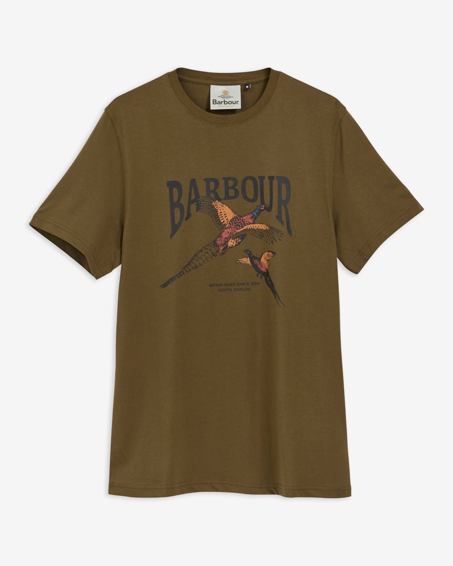 Pheasant Graphic Tailored T-Shirt Beech