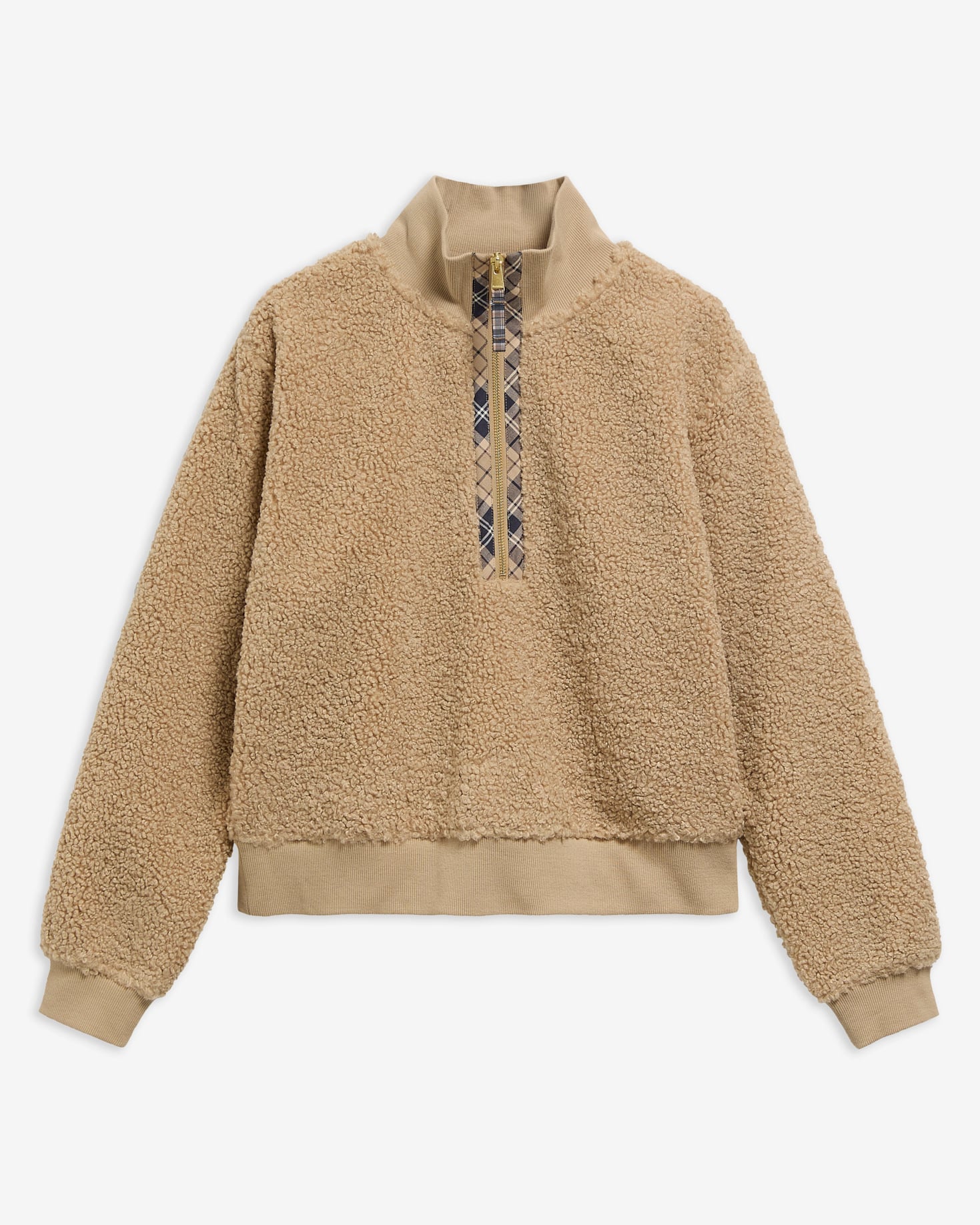 Barbour Fleecepullover Fawne Warm Trench