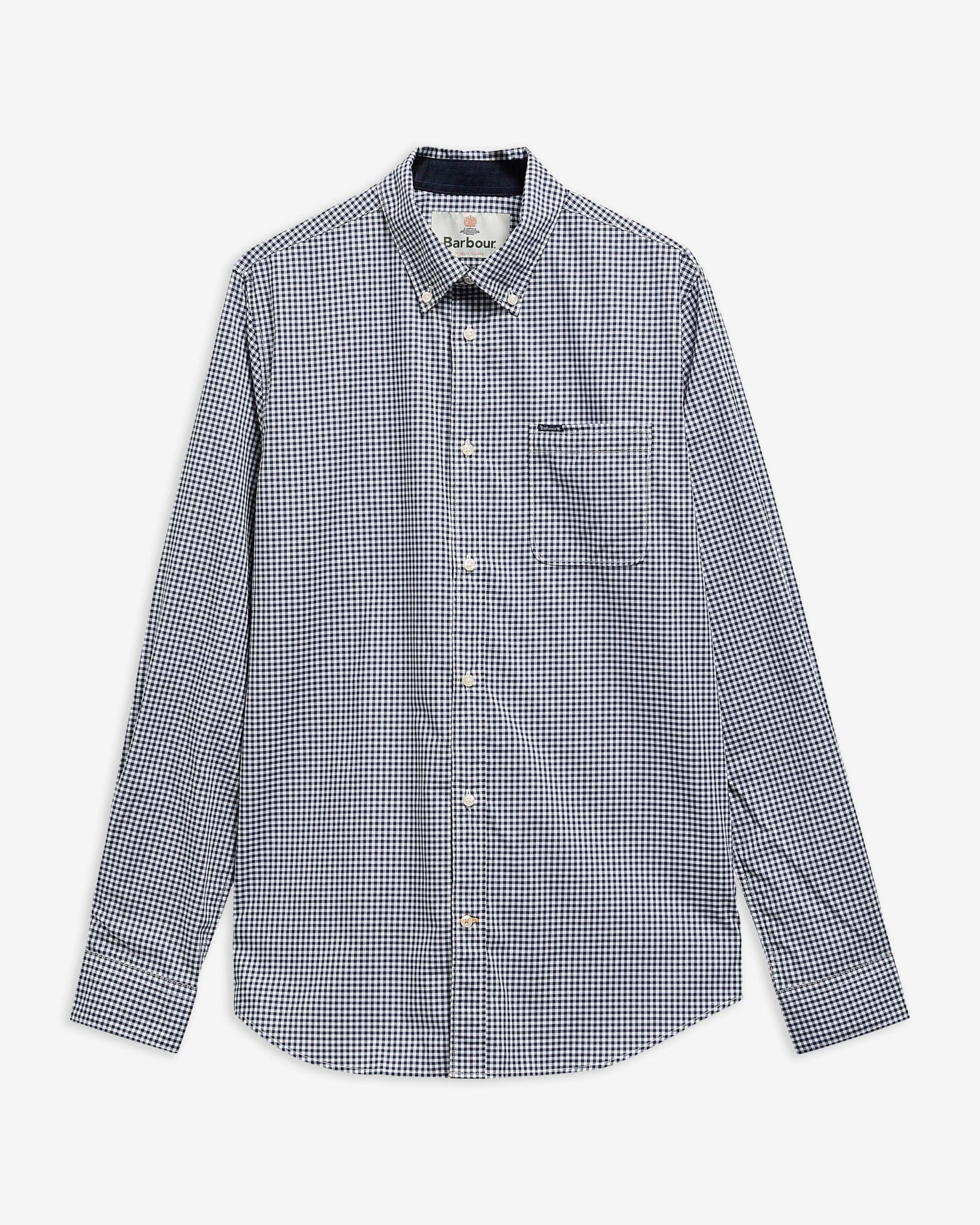 Barbour Hemd Harbourwall Tailored Fit Navy