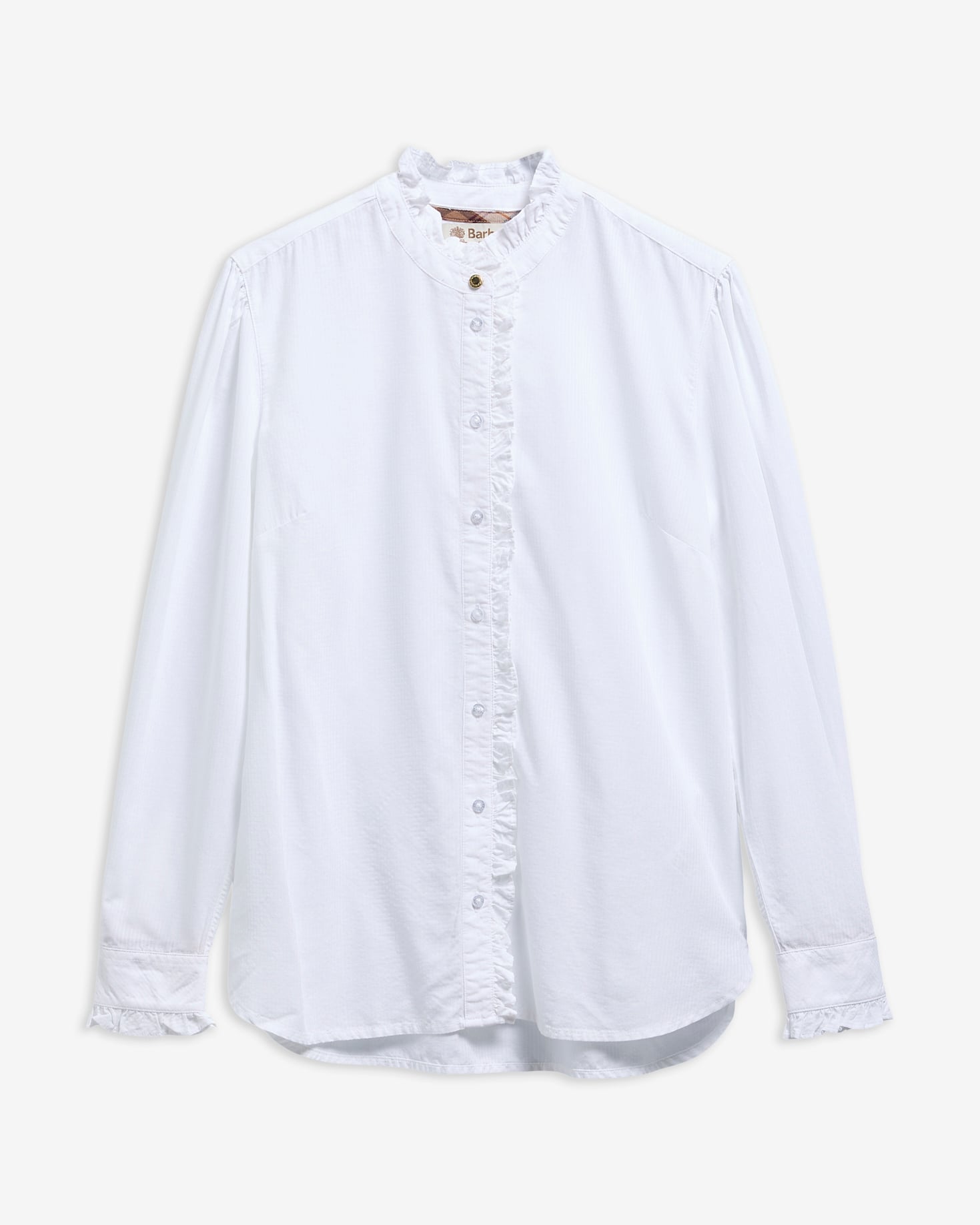 Barbour Hemd Clemency Relaxed Fit White
