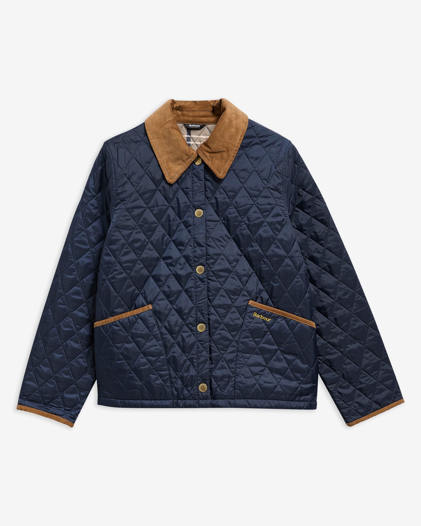 Giacca trapuntata Liddesdale Cropped Icons Dark Navy/Birchwood