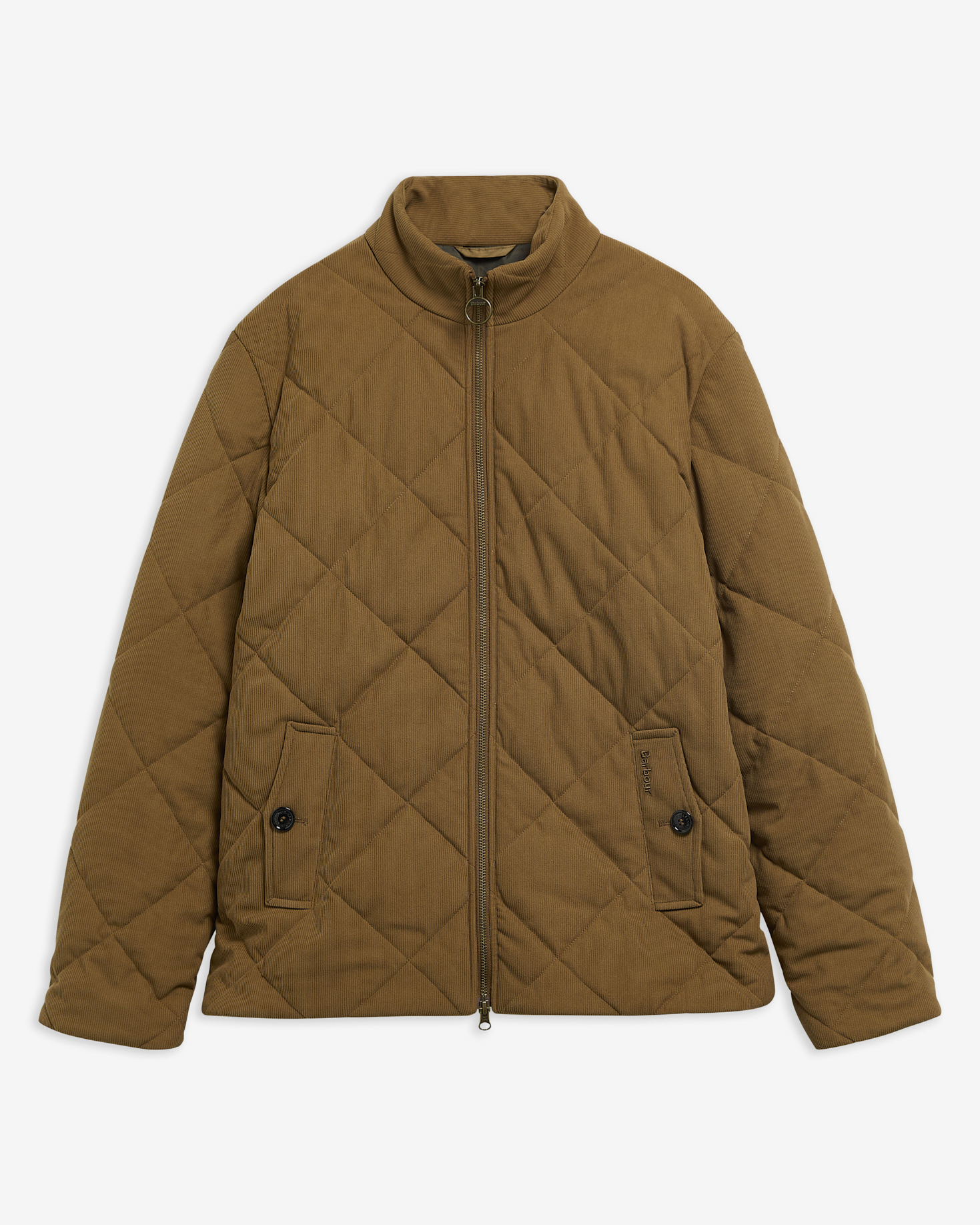 Corden Quilted Jacket Dark Sandstone