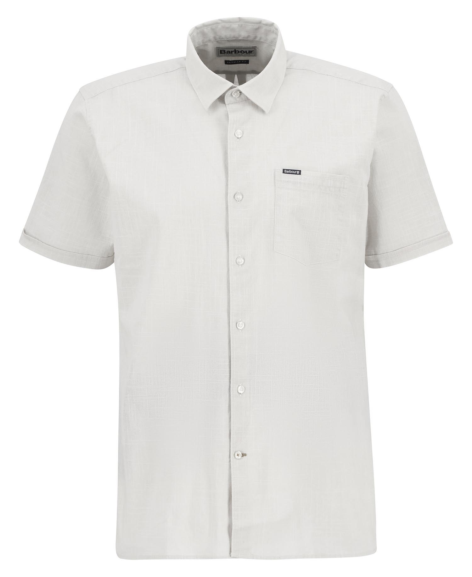 Pigment Dye Slub Short-Sleeved Shirt