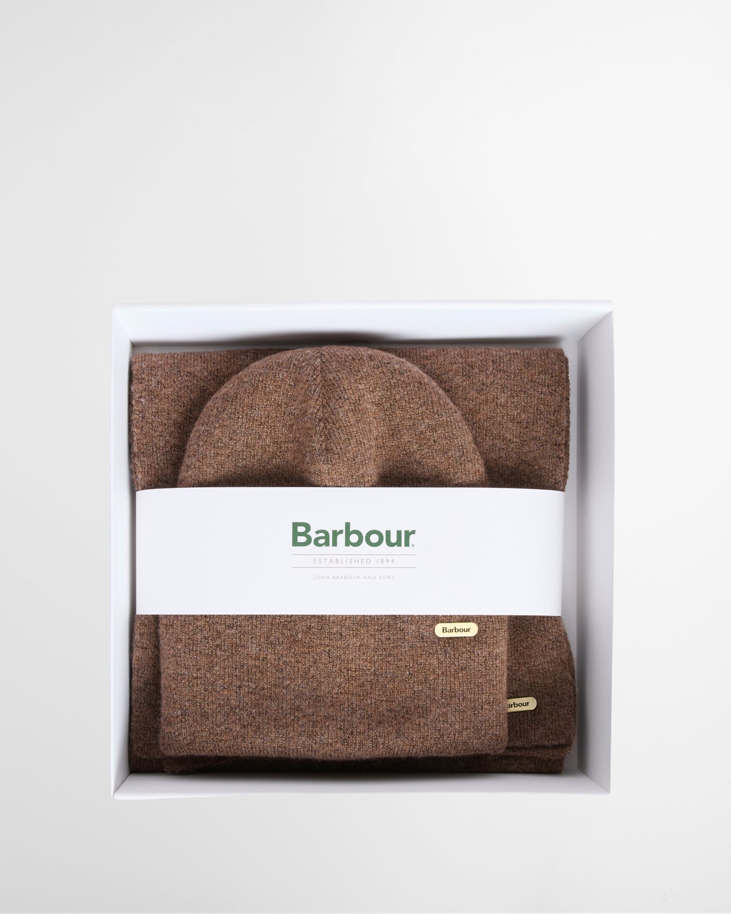 Winona Beanie and Scarf Gift Set Mocha
