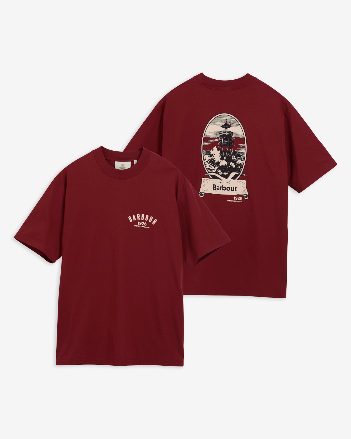 1926 Graphic Oversized T-Shirt Wine