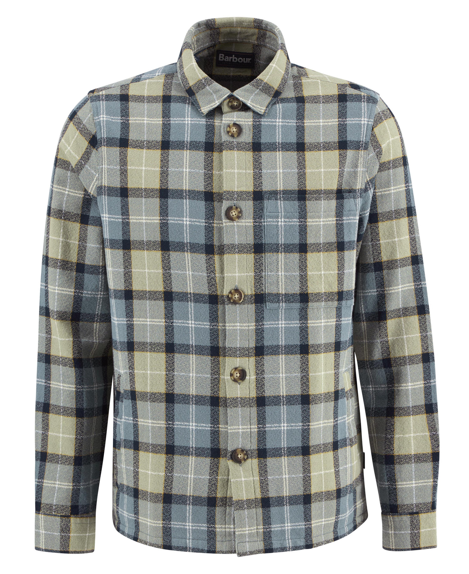 Vennel Textured Tartan Overshirt