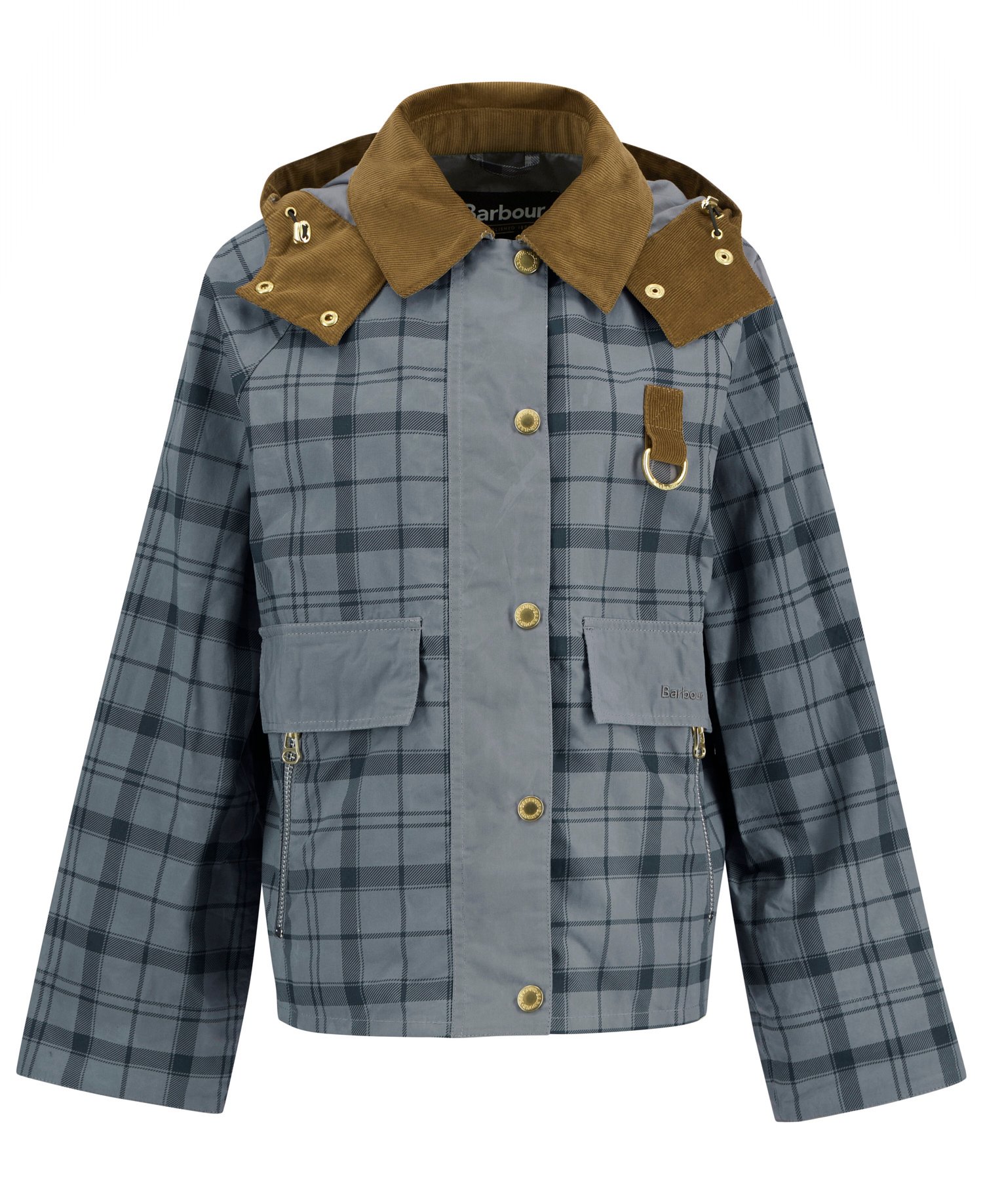 Carnforth Tartan Casual Jacket Grey Tartan