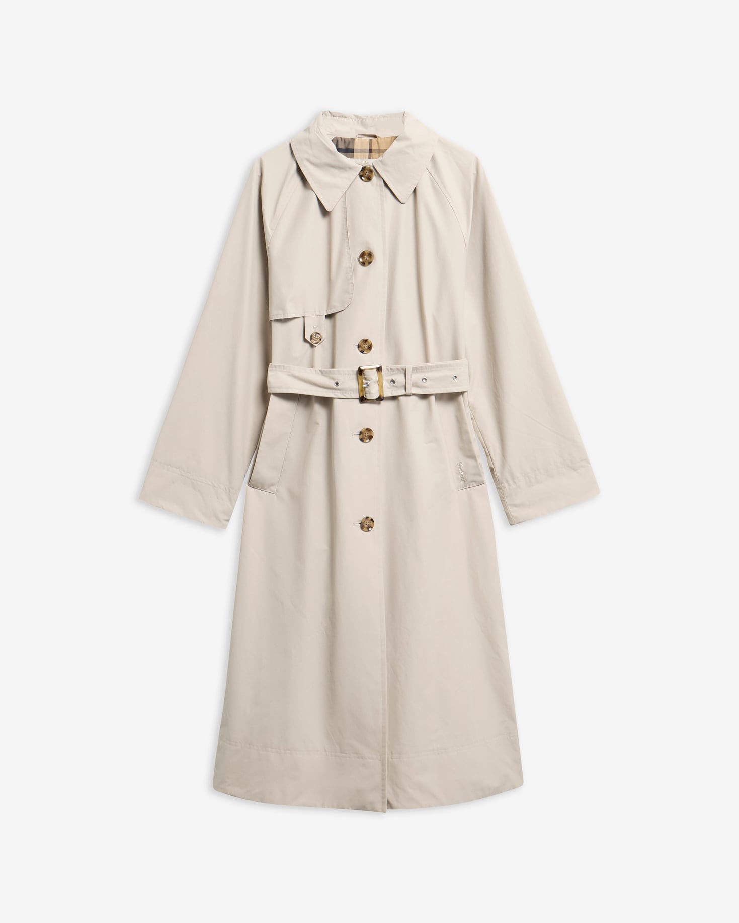 Barbour Trenchcoat Antonella Showerproof Mist/Birchwood Dress