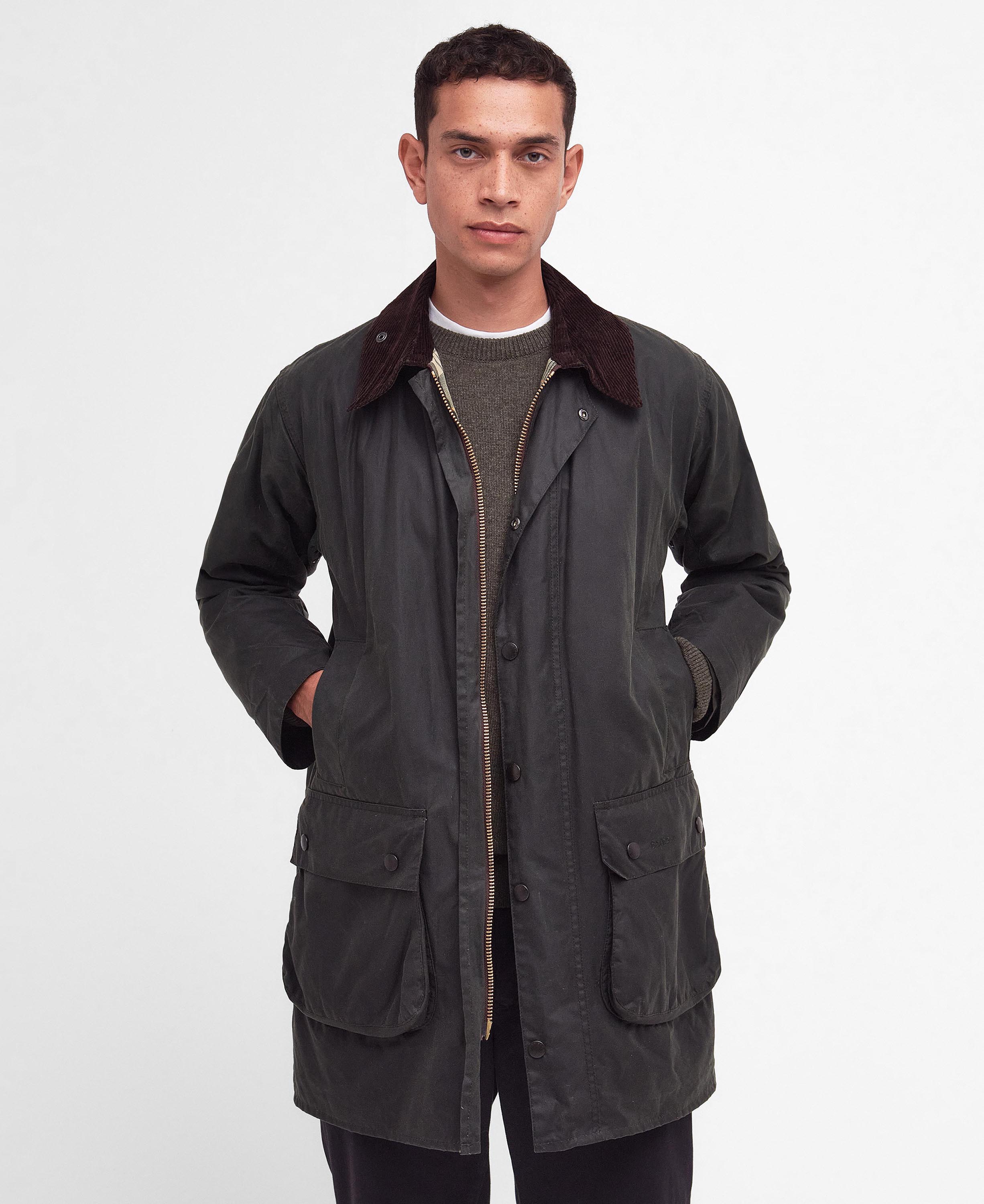 Buy Border® Waxed Jacket for GBP 279.00 | BARBOUR_GB