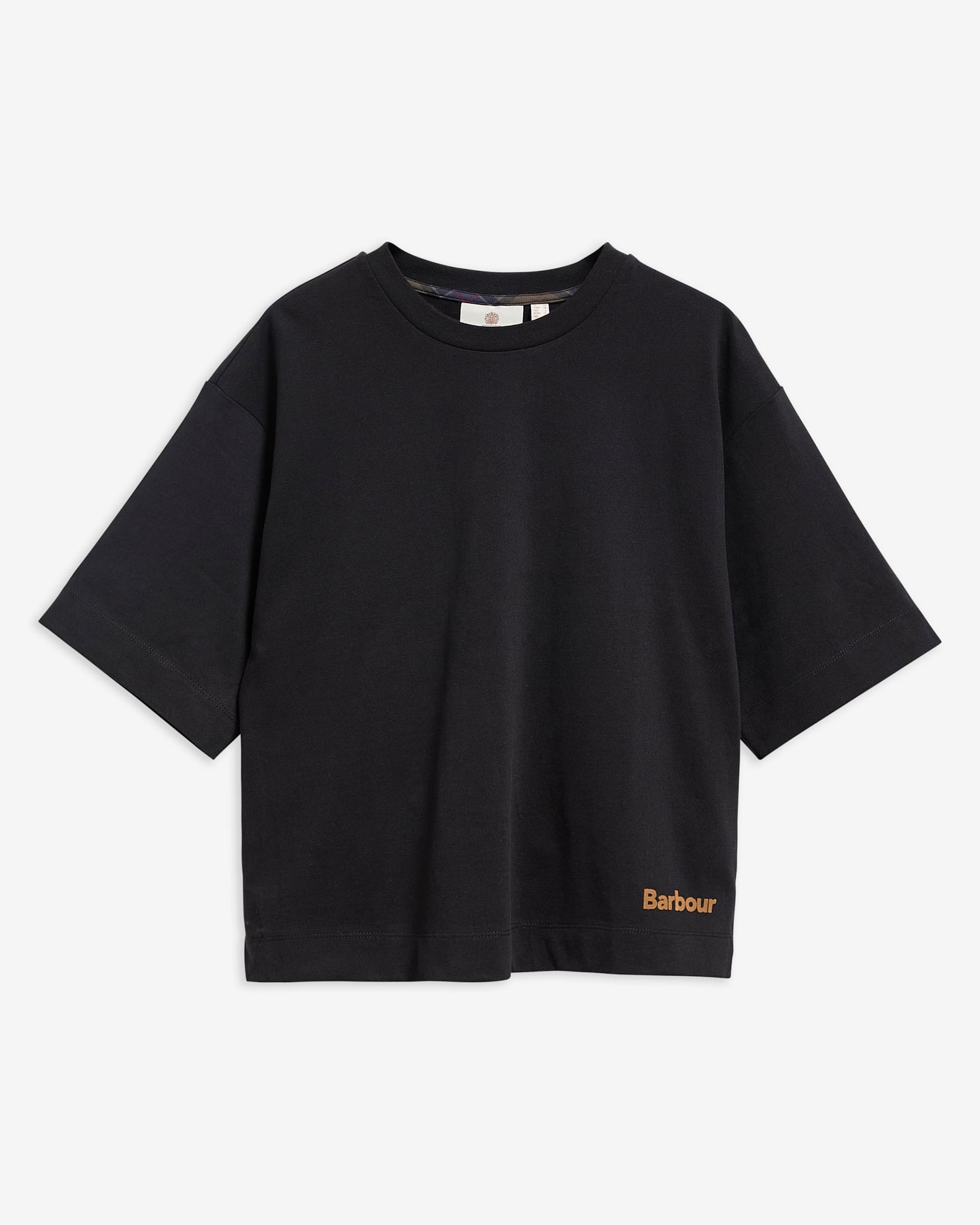 Barbour T-Shirt Willowmere Oversized Black