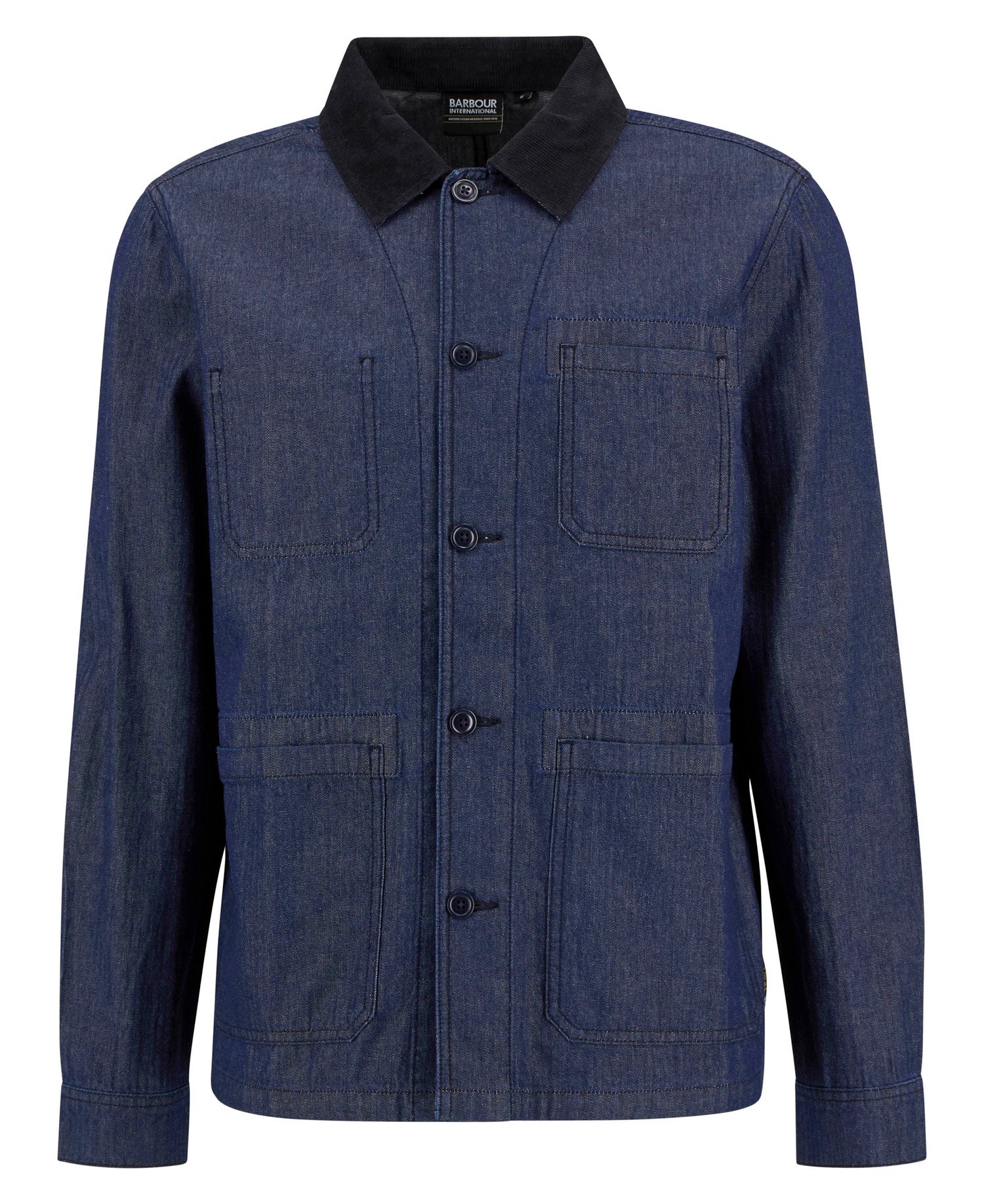 Piligan Herringbone Denim Overshirt