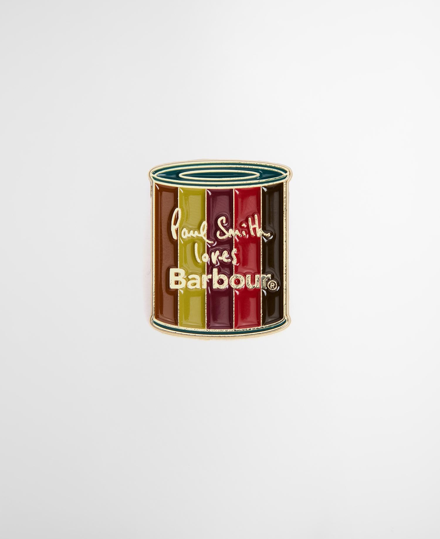 Spilla Paul Smith Loves Barbour Wax Tin