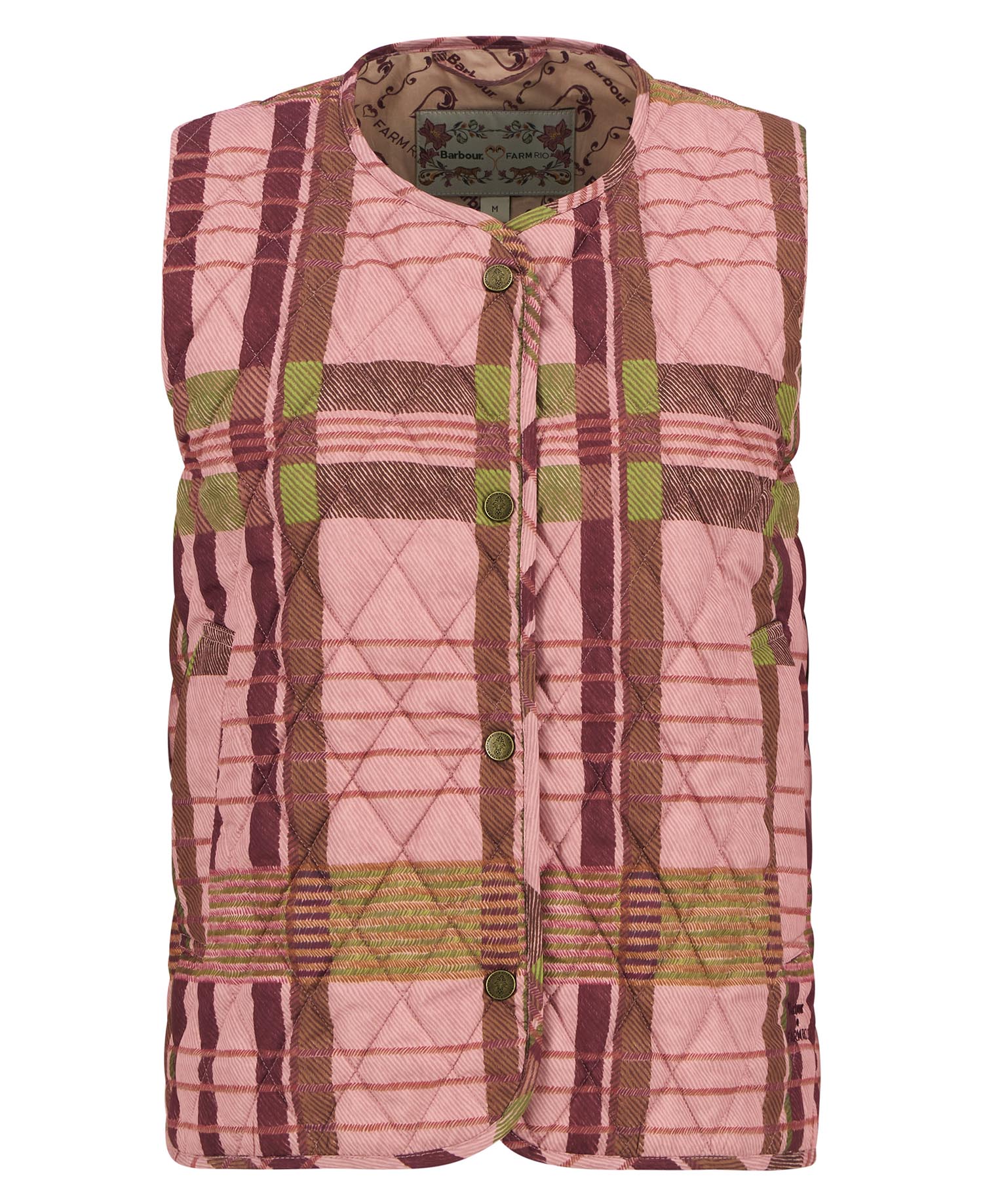 Gilet Fernanda Barbour FARM Rio Gilet Fernanda Barbour FARM Rio