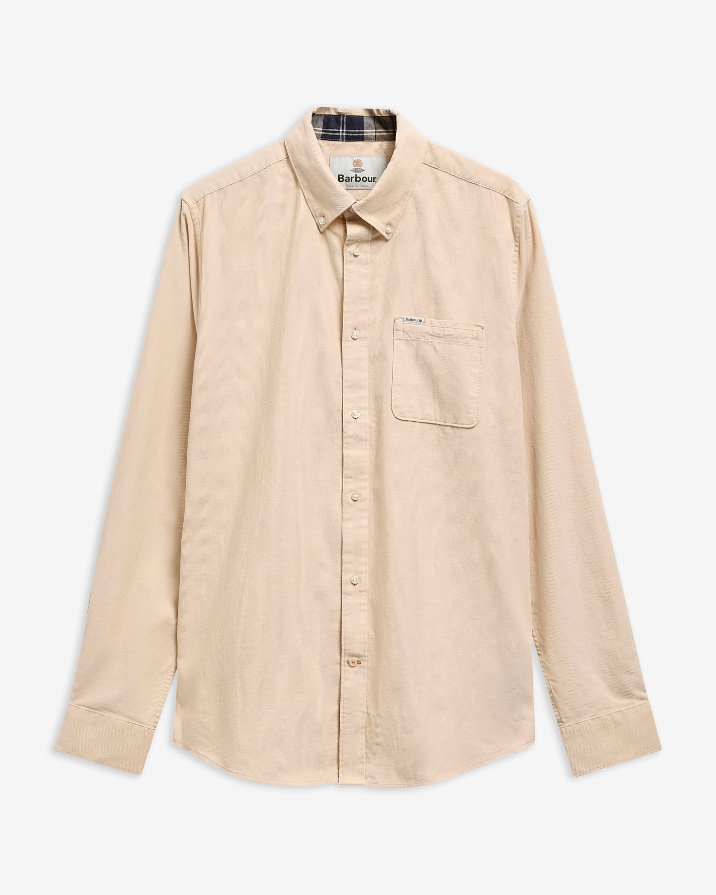 Ramsey Tailored Long-Sleeved Shirt Pearl