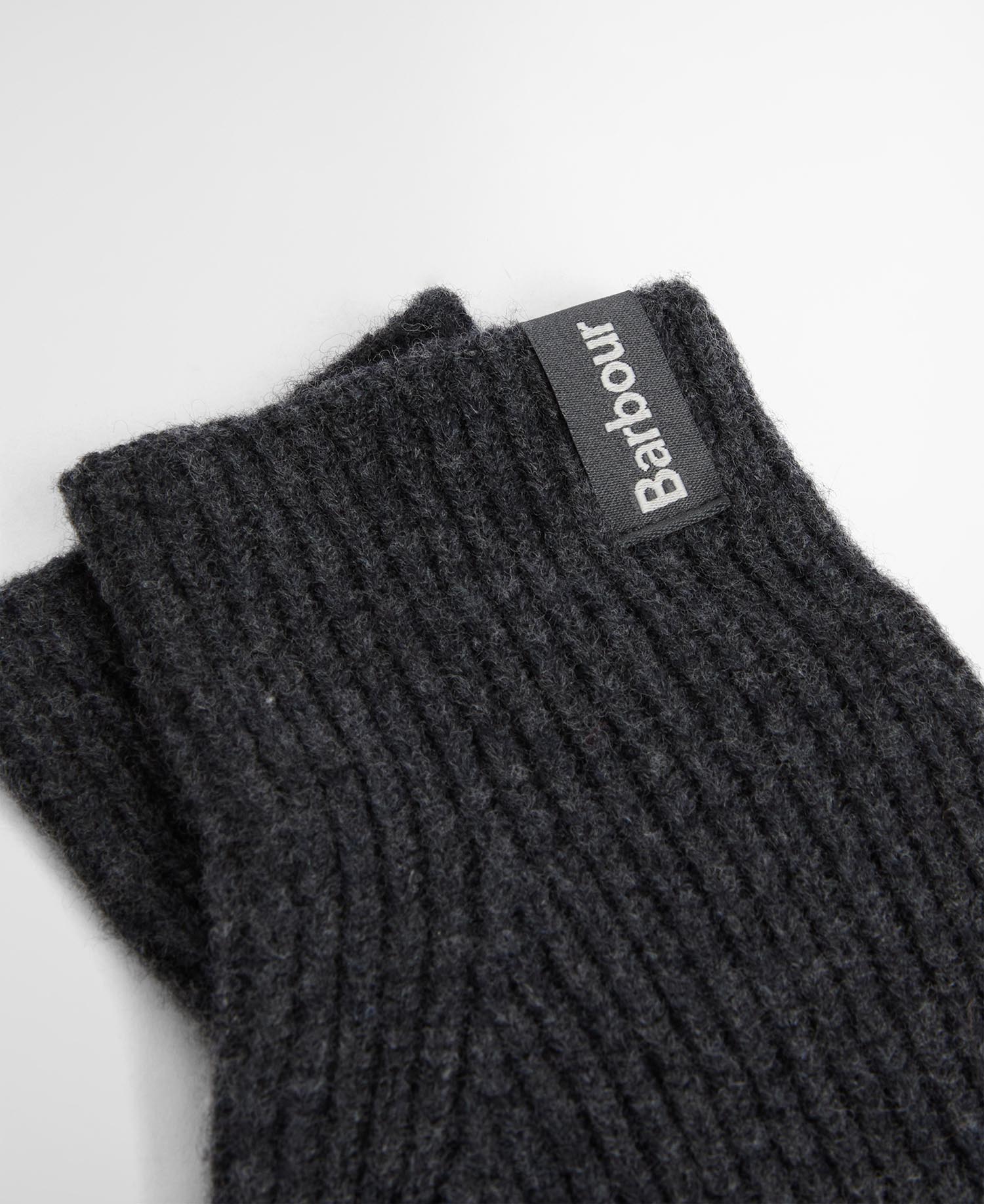 Barbour Handschuhe Danforth aus Woll-Kaschmir-Mix Charcoal