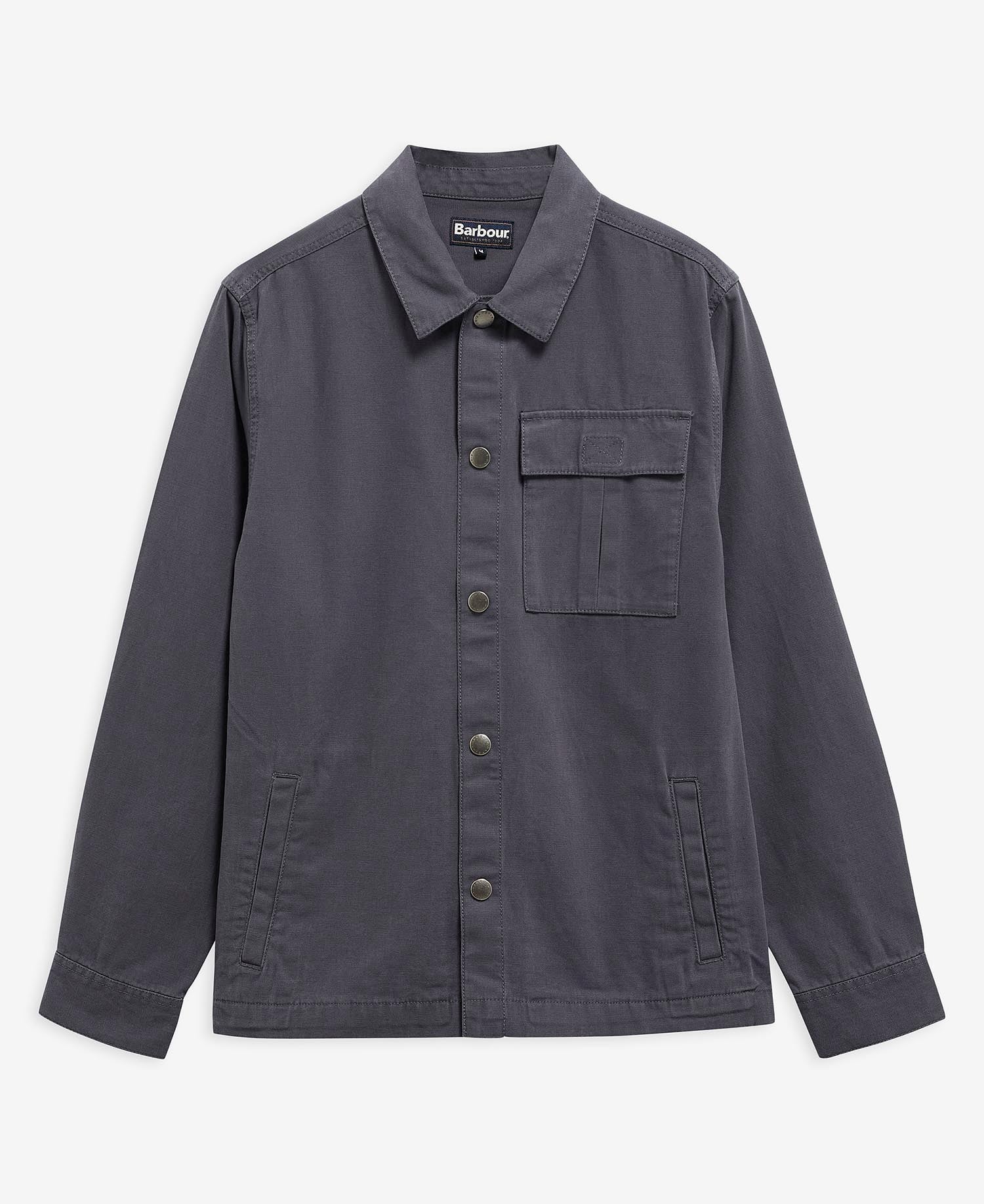 Overshirt in twill Wetheral Washed Navy