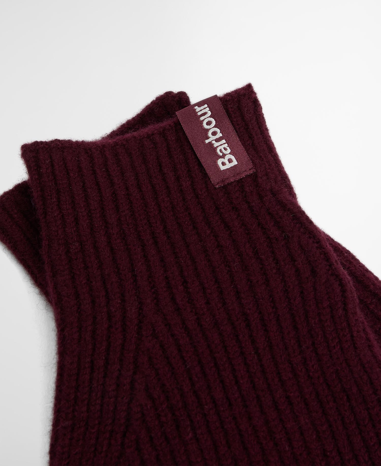 Barbour Handschuhe Danforth aus Woll-Kaschmir-Mix Wine